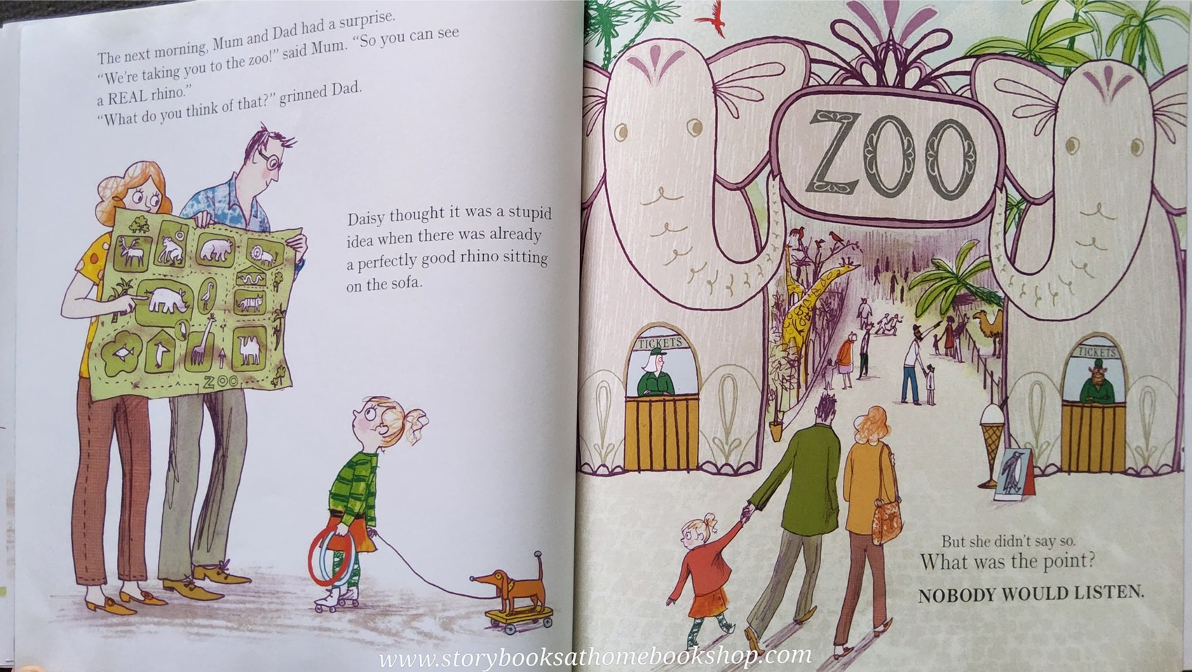 หนังสือนิทานปกอ่อน** 🍅🍓RHINOS DON'T EAT PANCAKES♥️♥️