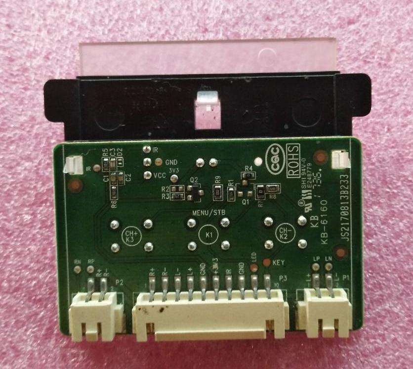 สวิตซ์/คีย์กดทีวี TCL (ทีซีแอล) ของแท้ถอดจากเครื่อง ใช้กับรุ่น LED65E7800 พาร์ท 40-32D29B-KEB1LG