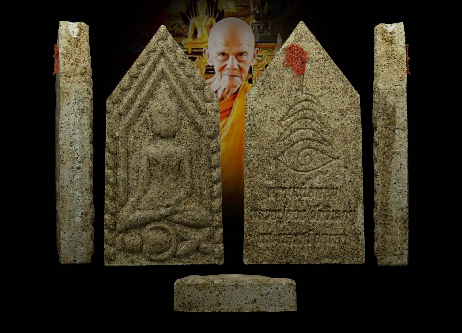 ขุนแผนพรายเนื้อหอม เนื้อดินบ่อแร่ศักดิ์สิทธิ์ หลวงปู่ลอง วัดวิเวกวายุพัด จ.พระนครศรีอยุธยา ปี 2559