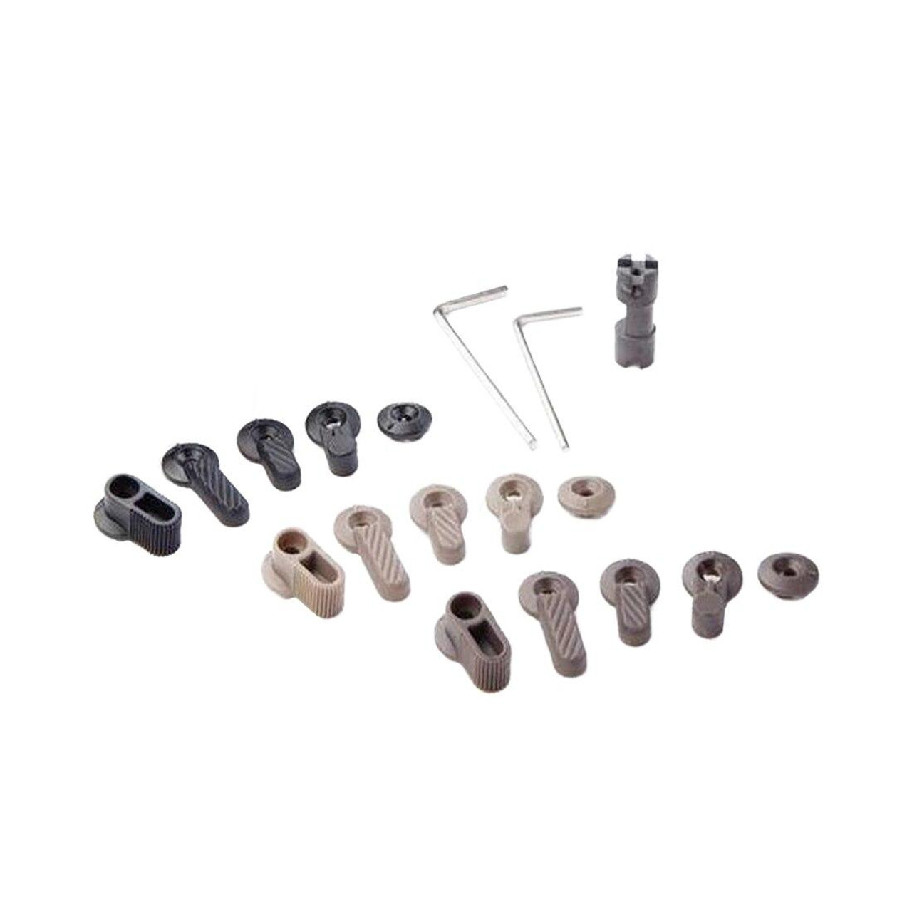 HERA ARMS USA - MPSS AR15 Safety Selector - (1ชุดมี3สี ดำ,ทราย,เขียว)