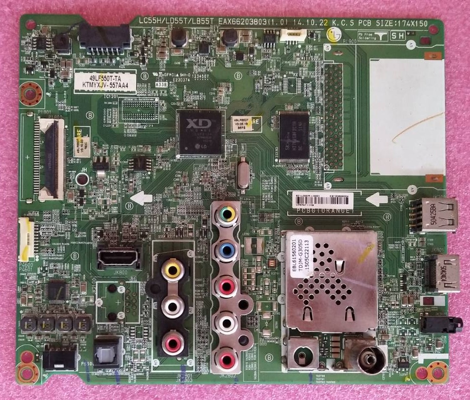เมนบอร์ดทีวีแอลจี(Mainboard TV LG) มือสองพร้อมใช้งาน รุ่น 42LF550T 42LF560T 49LF550T 49LF560T
