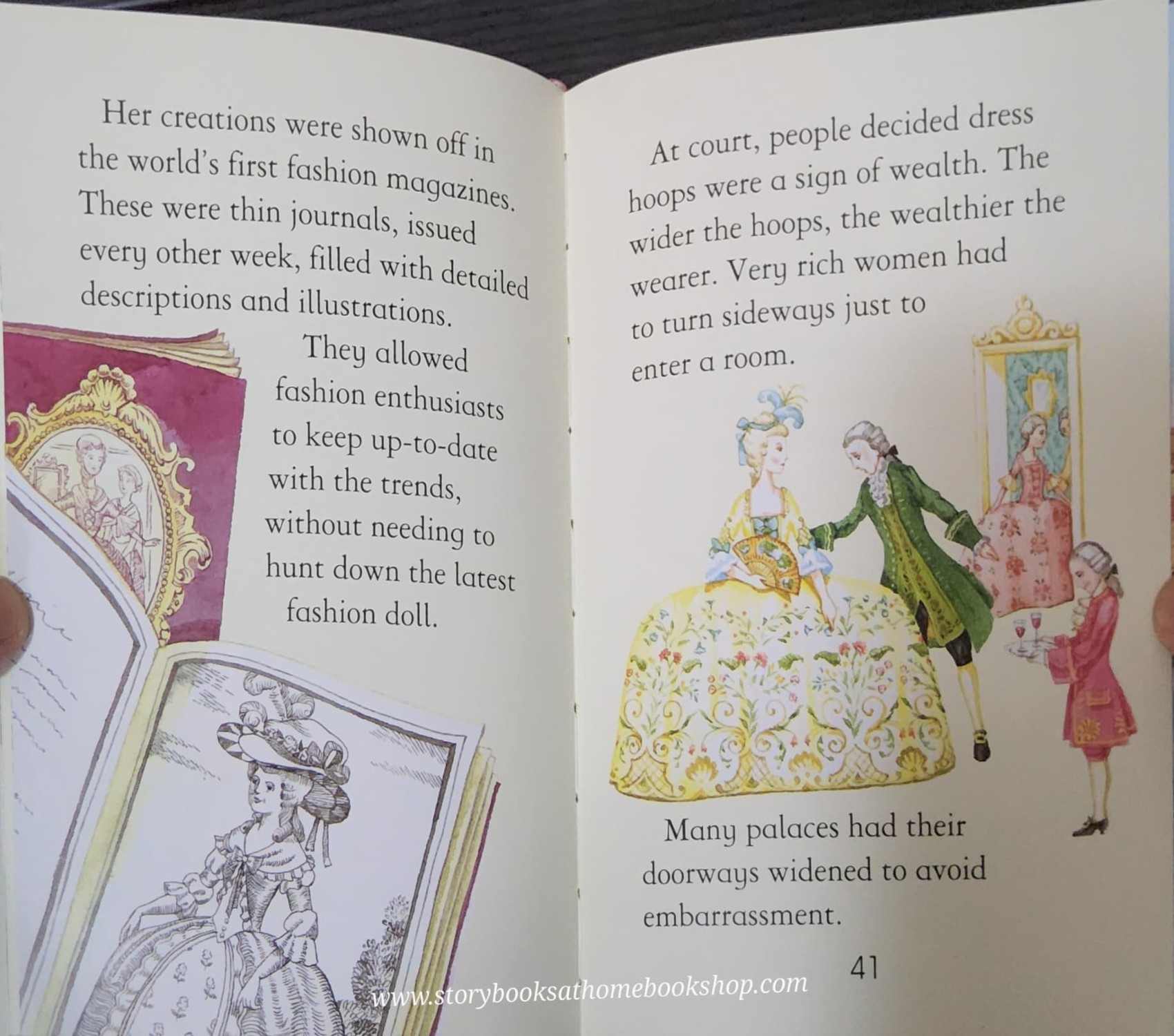 หนังสือนิทานปกแข็ง ** 🍅🍓 USBORNE YOUNG READING:THE FABULOUS STORY OF FASHION
