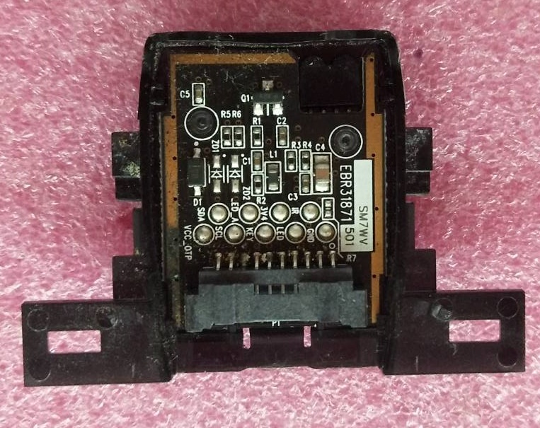 สวิตซ์/คีย์กดทีวี/ตัวรับรีโมท LG (แอลจี) อะไหล่แท้/ถอดจากเครื่อง รุ่น 43NANO75PTA พาร์ท EBR31871501