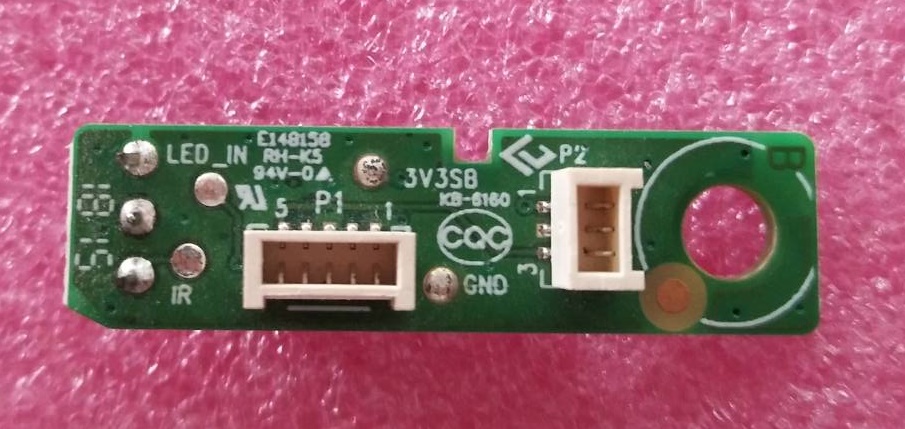 คีย์กด/ตัวรับรีโมท ทีซีแอล TCL ของแท้ถอดจากเครื่อง รุ่นLED43P6US พาร์ท40P6010A-IRB2LG และรุ่นอื่นที่พาร์ทตรงกัน