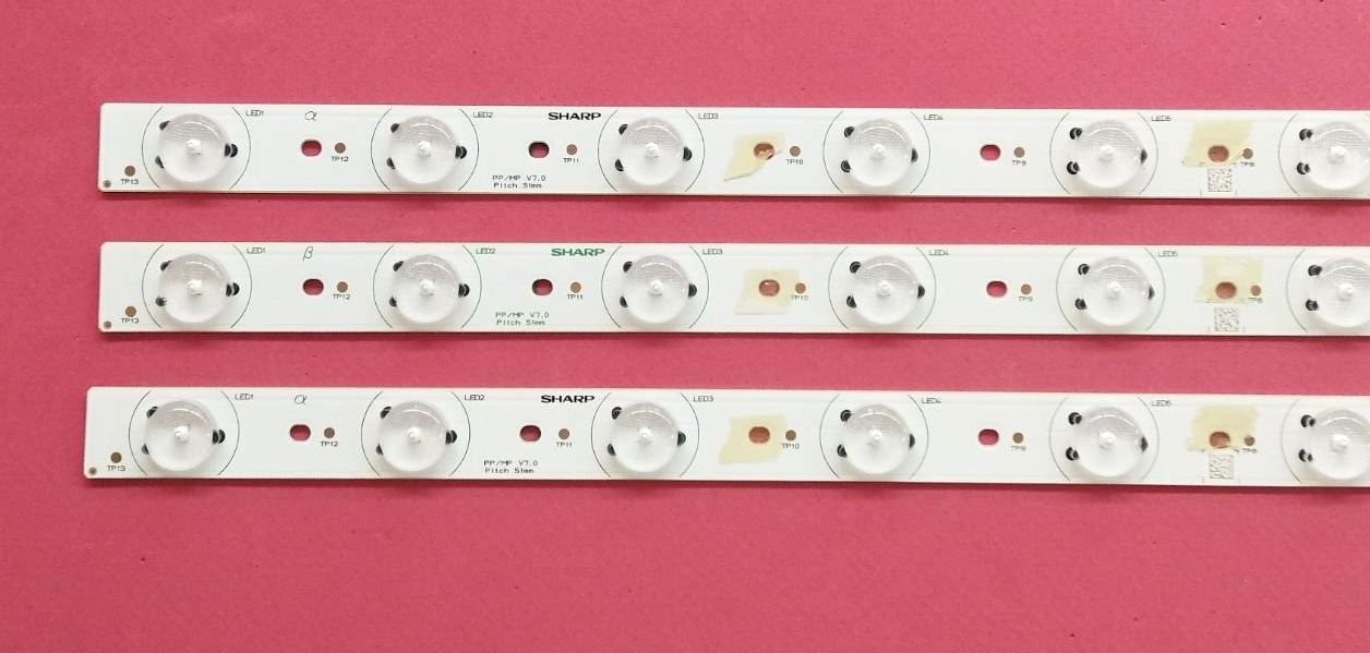 หลอดแบคไลน์ทีวี โตชิบ้า TOSHIBA ของแท้ถอดจากเครื่อง รุ่น 32PB200T (1ชุด3แถว แถวละ12ดวง)