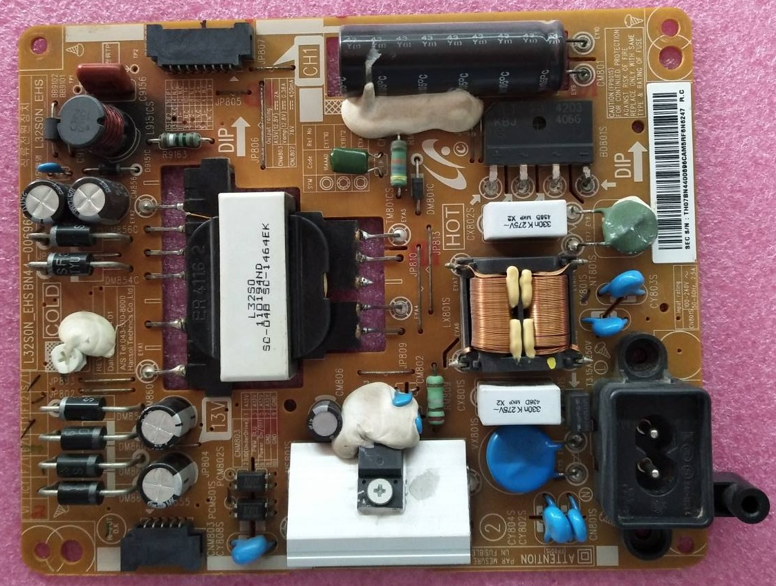 POWER SUPPLY SAMSUNG (ซัพพลาย ซัมซุง) อะไหล่แท้/ของถอดพร้อมใช้งาน พาร์ท BN44-00696C ใช้แทนพาร์ท BN44-00696B :BN44-00696A :BN44-00696D ได้เลย (รุ่นทั้งหมดมี 8 ตามที่ระบุไว้ด้านล่าง)