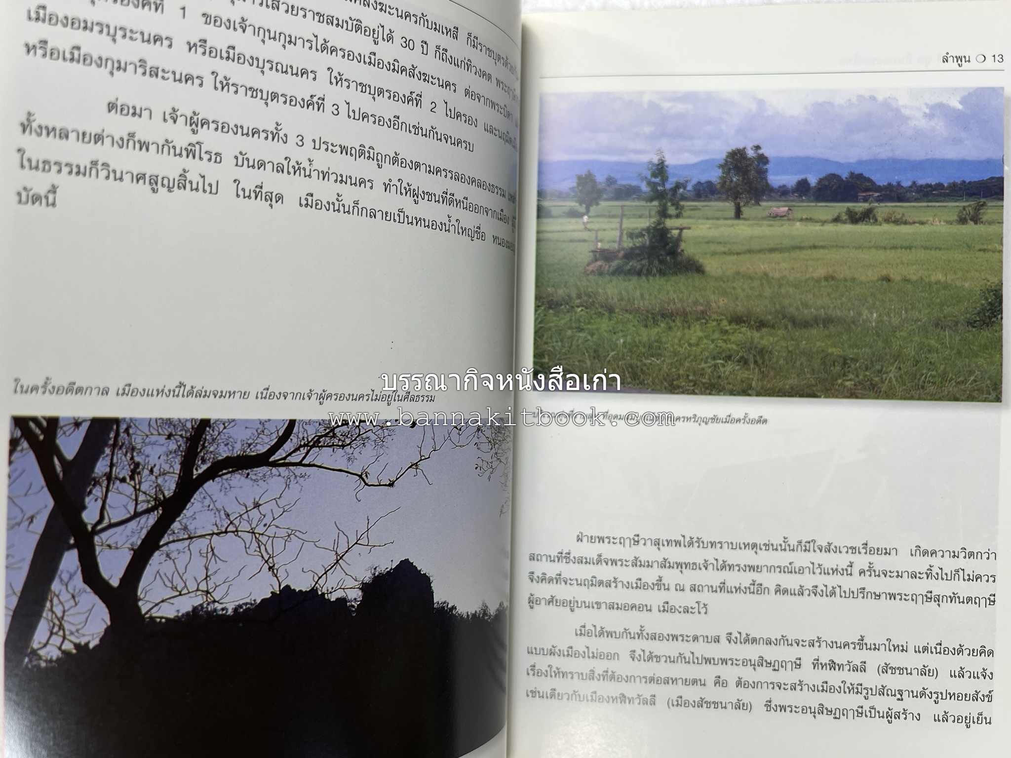 ลำพูน สารคดีชุดถิ่นทองของไทย โดย : สมัย สุทธิธรรม.