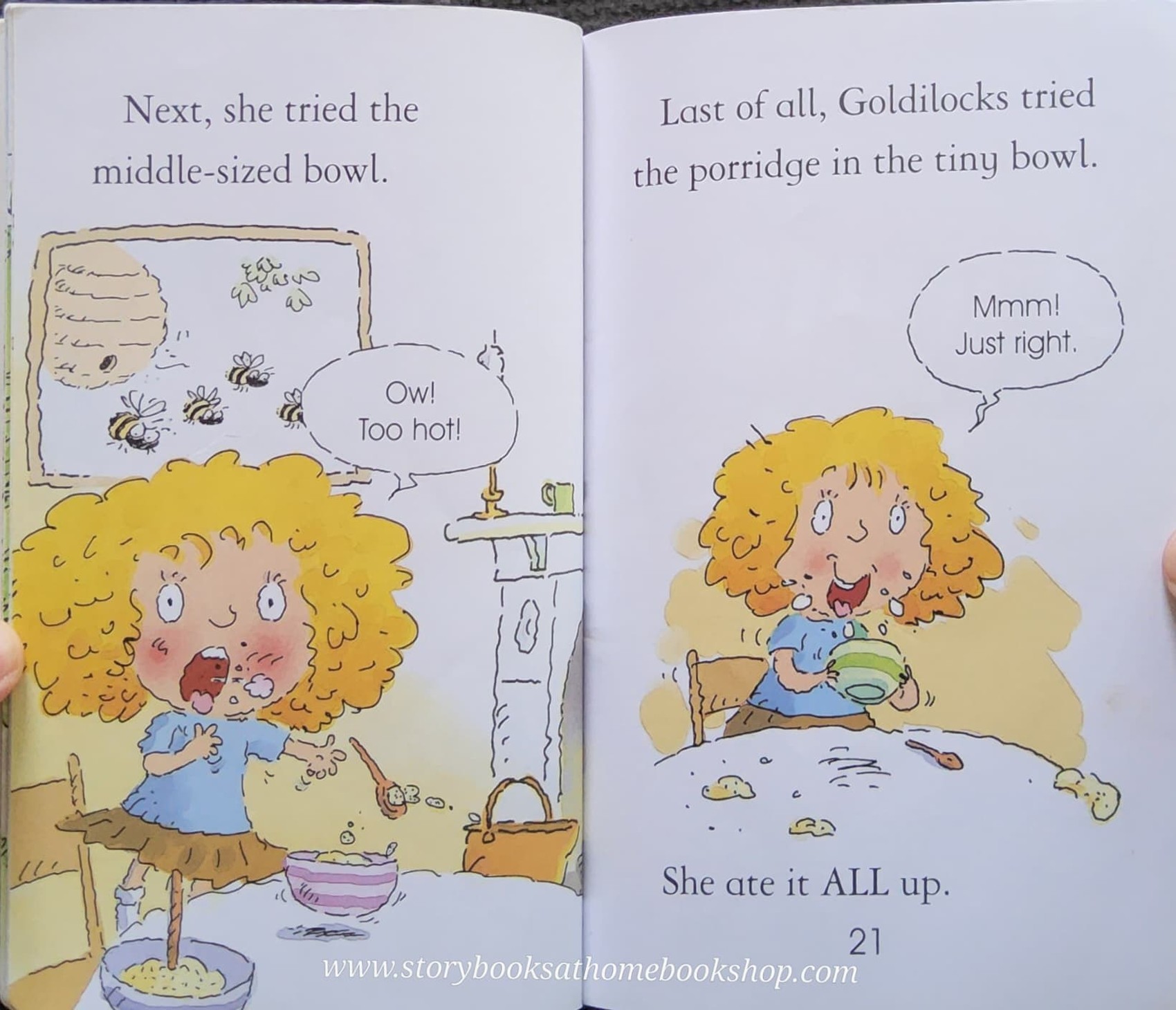 หนังสือนิทานปกอ่อน** ♥️USBORNE FIRST READING: GOLDILOCKS AND THE THREE BEARS