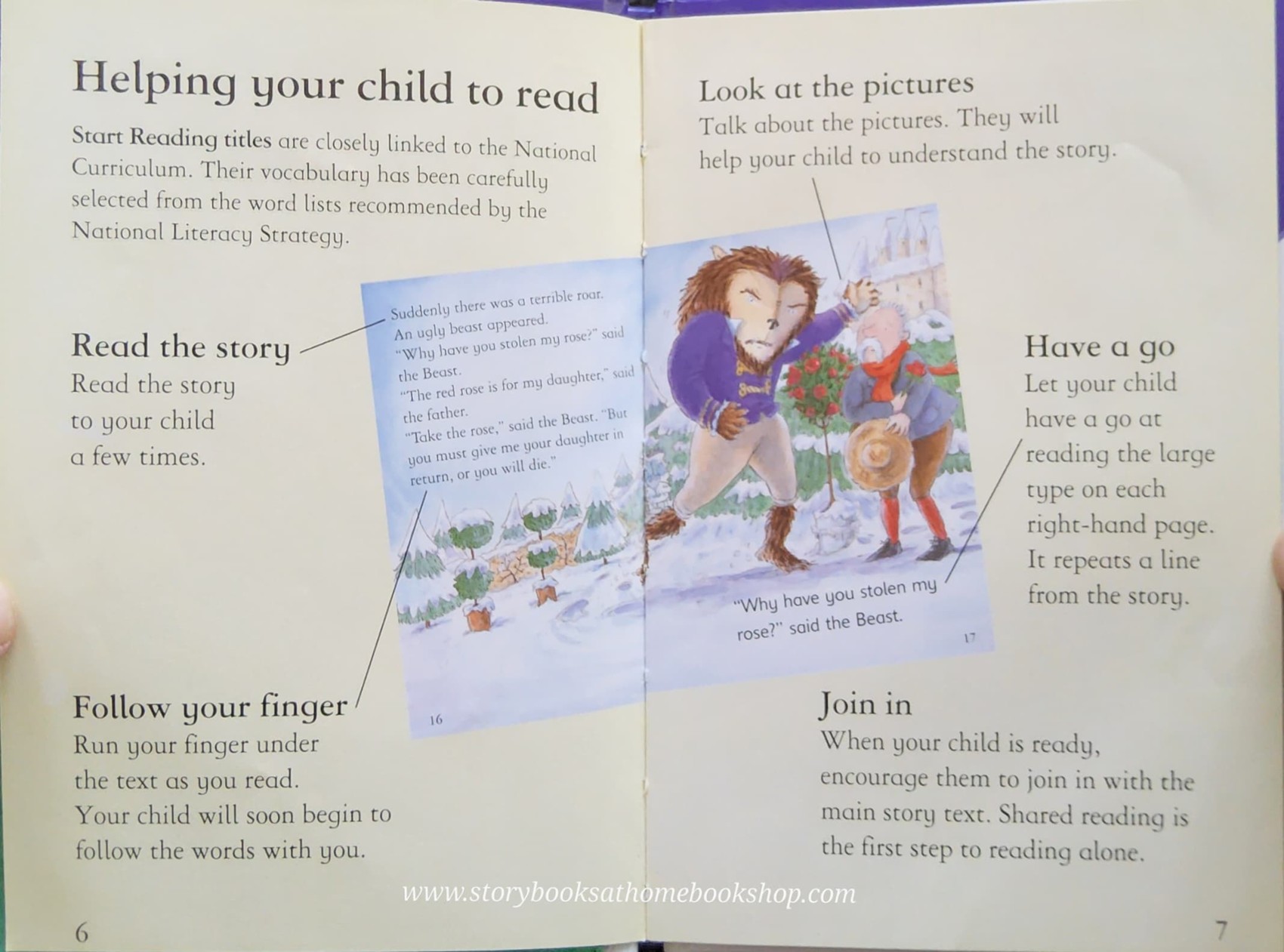 หนังสือนิทานปกแข็ง** 🍅🍅STAR READING:BEAUTY AND THE BEAST