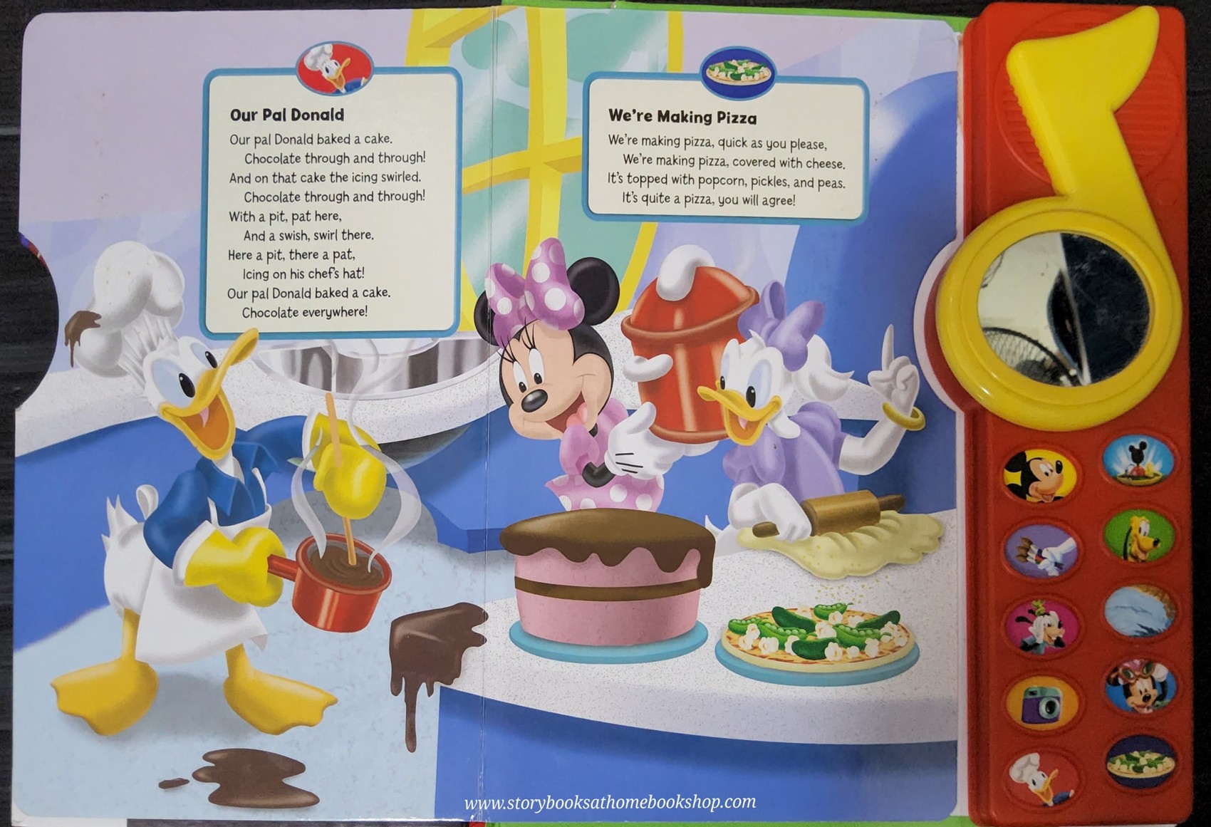 BIG SOUND BOARD BOOK** 🍅🍅DISNEY MICKEY MOUSE CLUBHOUSE SING-ALONG SONGS