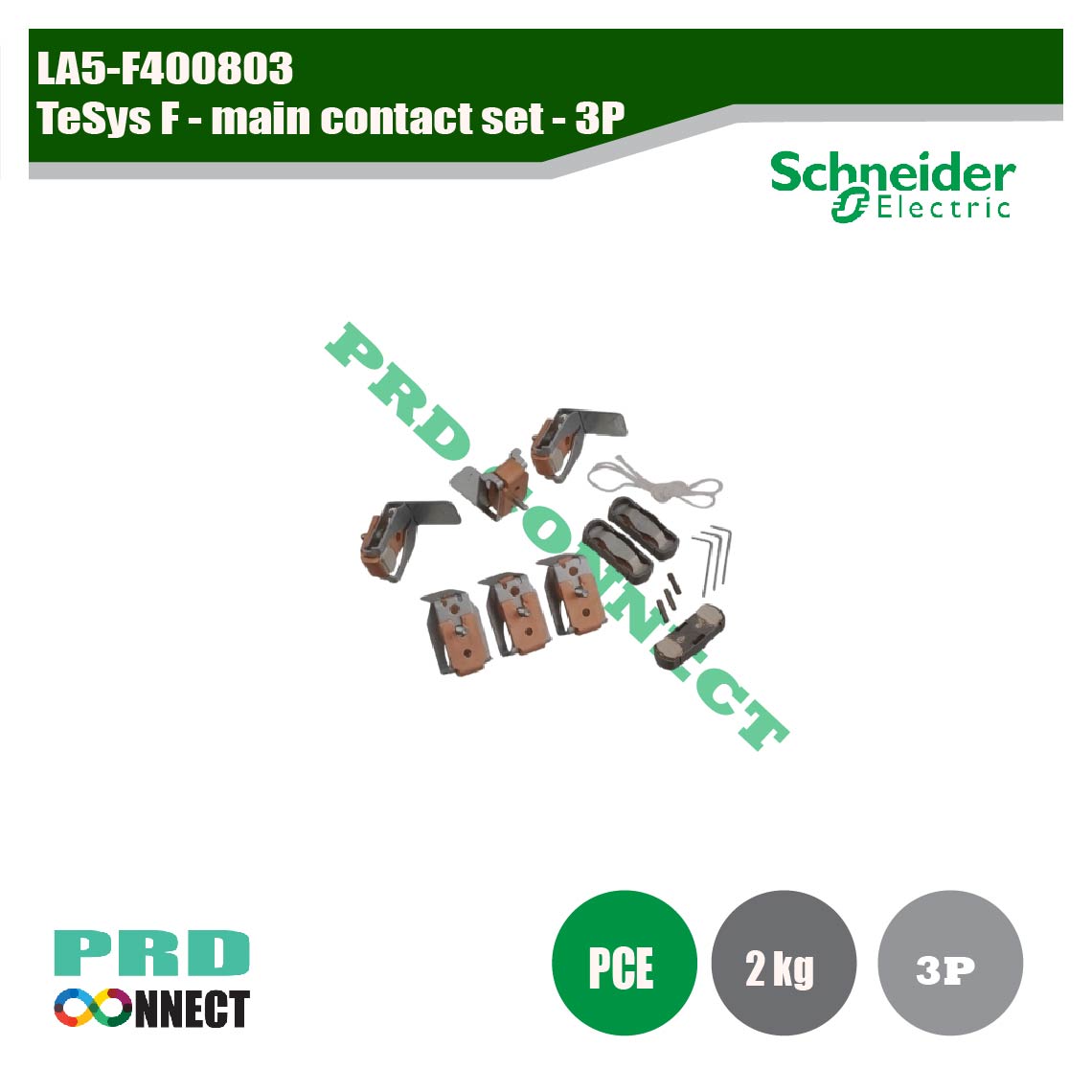 LA5-F400803, TeSys F - main contact set - 3P