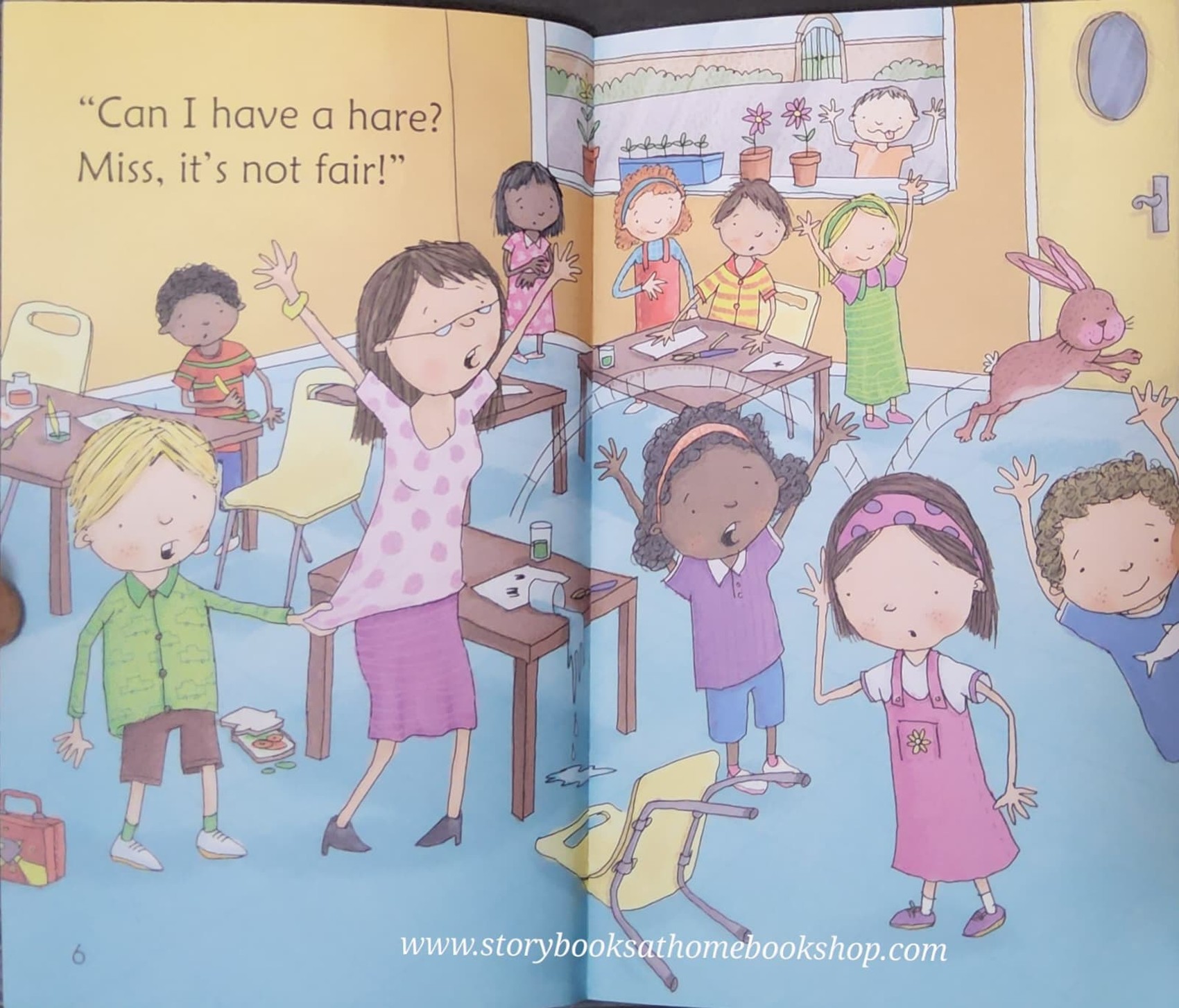 หนังสือนิทานปกอ่อน** 🍅🍓USBORNE VERY FIRST READING BOOK11:WILD SCHOOL