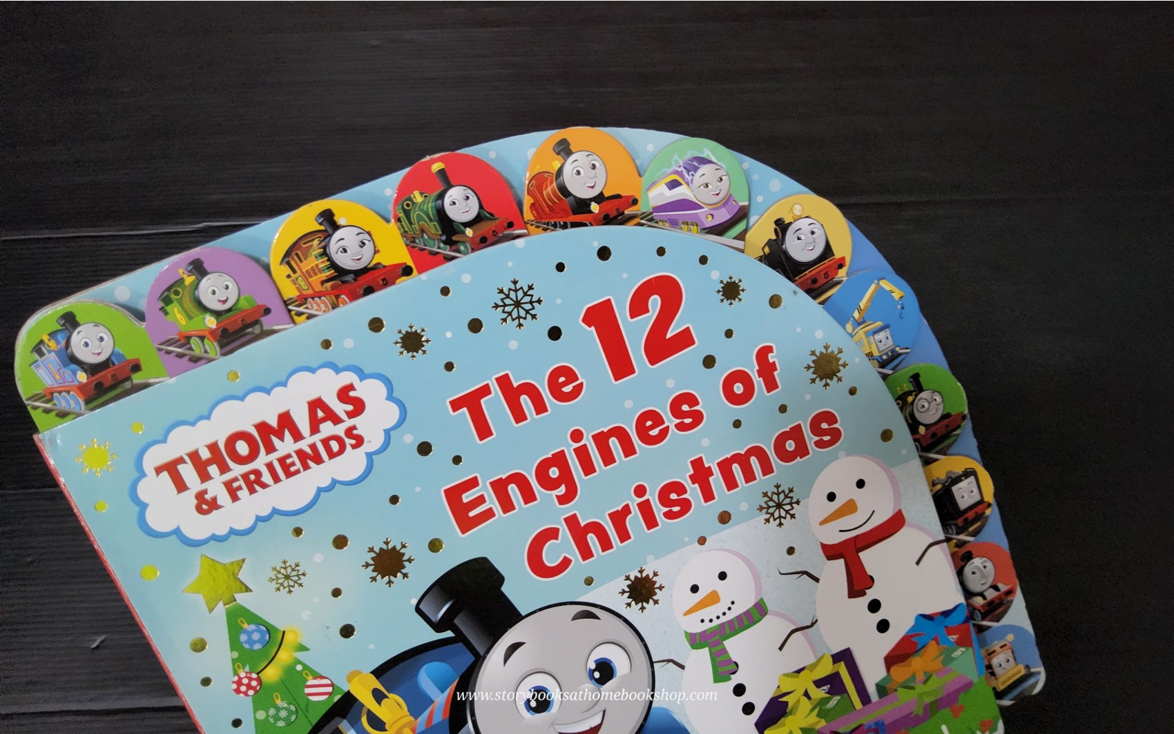 BOARD BOOK** 🍅🍅THOMAS&FRIENDS:THE 12 ENGINES OF CHRISTMAS