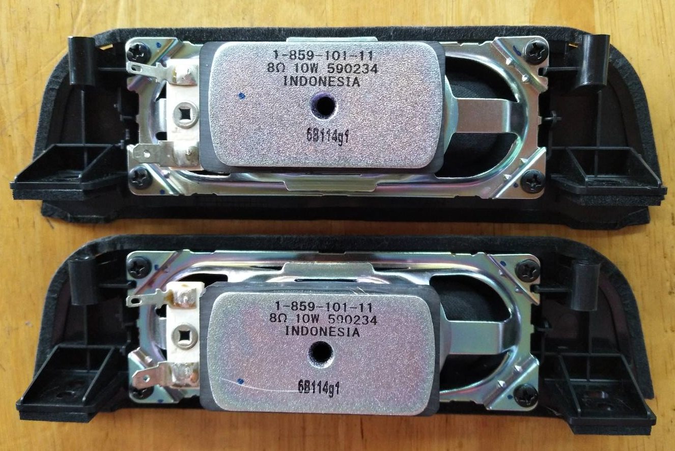 ลำโพงทีวีโซนี่(SONY) ของแท้ถอดจากเครื่อง รุ่นKDL-48R550C :1-859-101-114