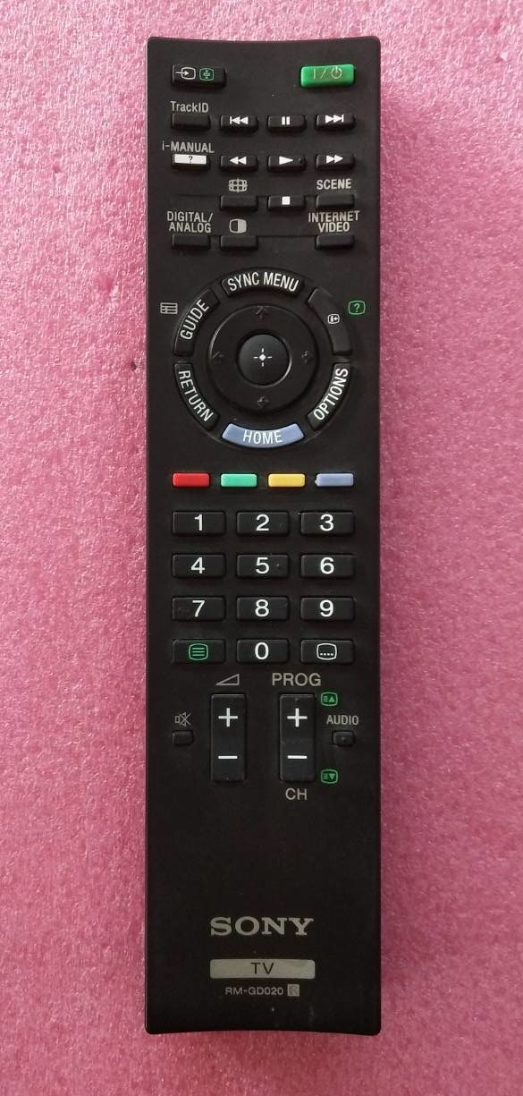 รีโมททีวี SONY(โซนี่) ของแท้มากับเครื่อง พาร์ทRM-GD020