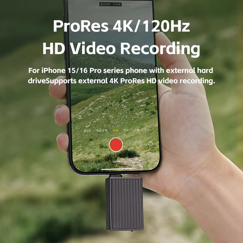 [ออกใบกำกับภาษีได้]พร้อมส่งจาก กทม ออกใบกำกับภาษีได้ Hagibis MC16 2230 M.2 NVMe SSD Enclosure with Cooling Fan for iPhone 16 15 Pro Max ProRes, USB 3.2 Gen2