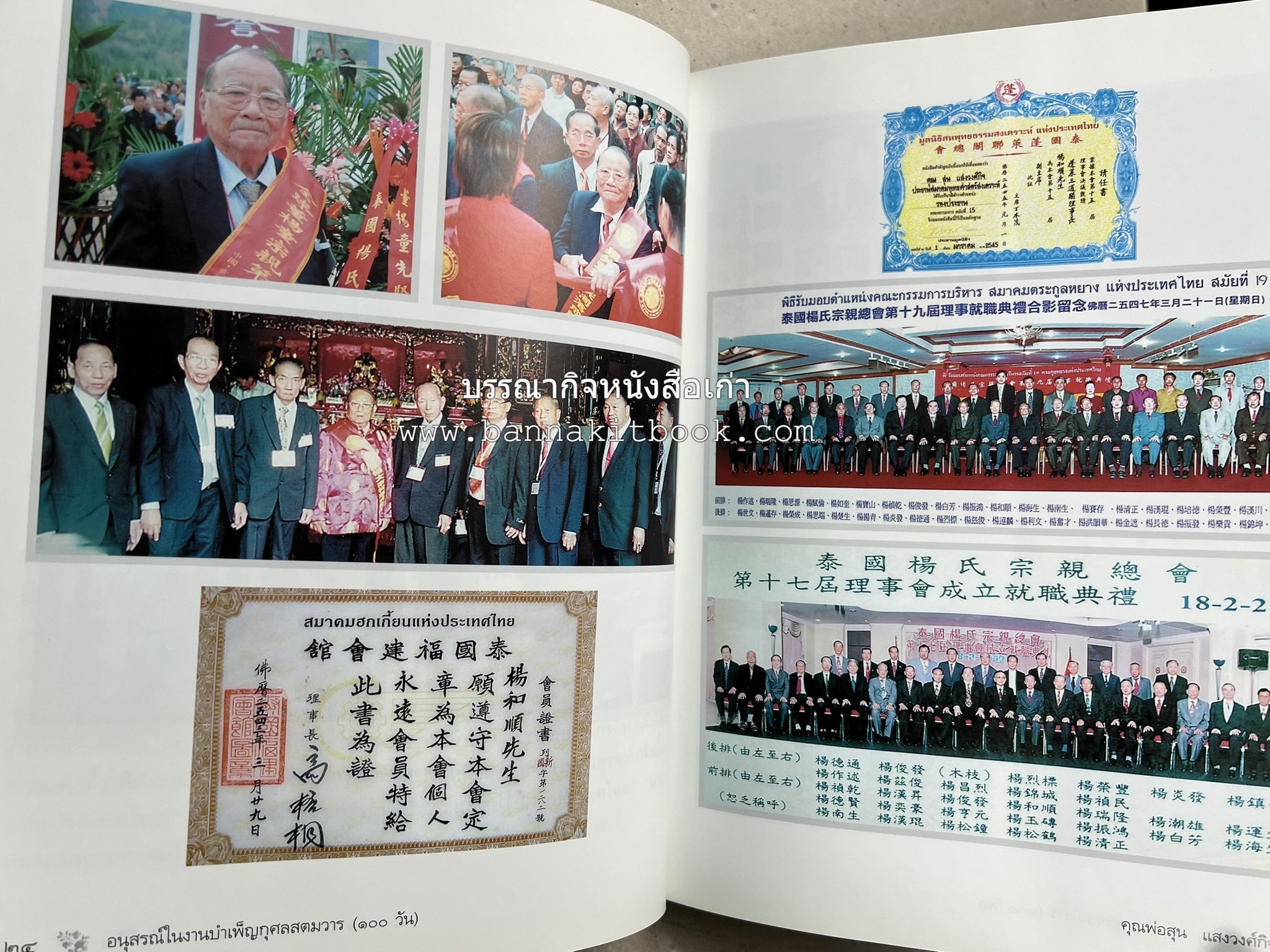 อาหารการกิน (ตำรับอาหาร) หนังสืออนุสรณ์นายสุน แสงวงศ์กิจ ผู้ก่อตั้งกลุ่มบริษัท ส.กิจชัย กรุ๊ป ผู้ผลิตและส่งออกเฟอร์นิเจอร์ไม้ยางพารา.