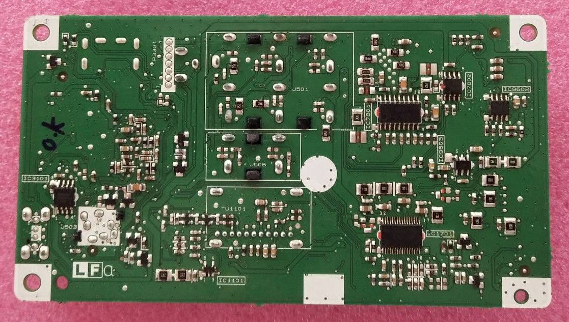 เมนบอร์ดทีวีชาร์ป SHARP ของแท้ถอดจากเครื่อง รุ่นLC-19LE150M