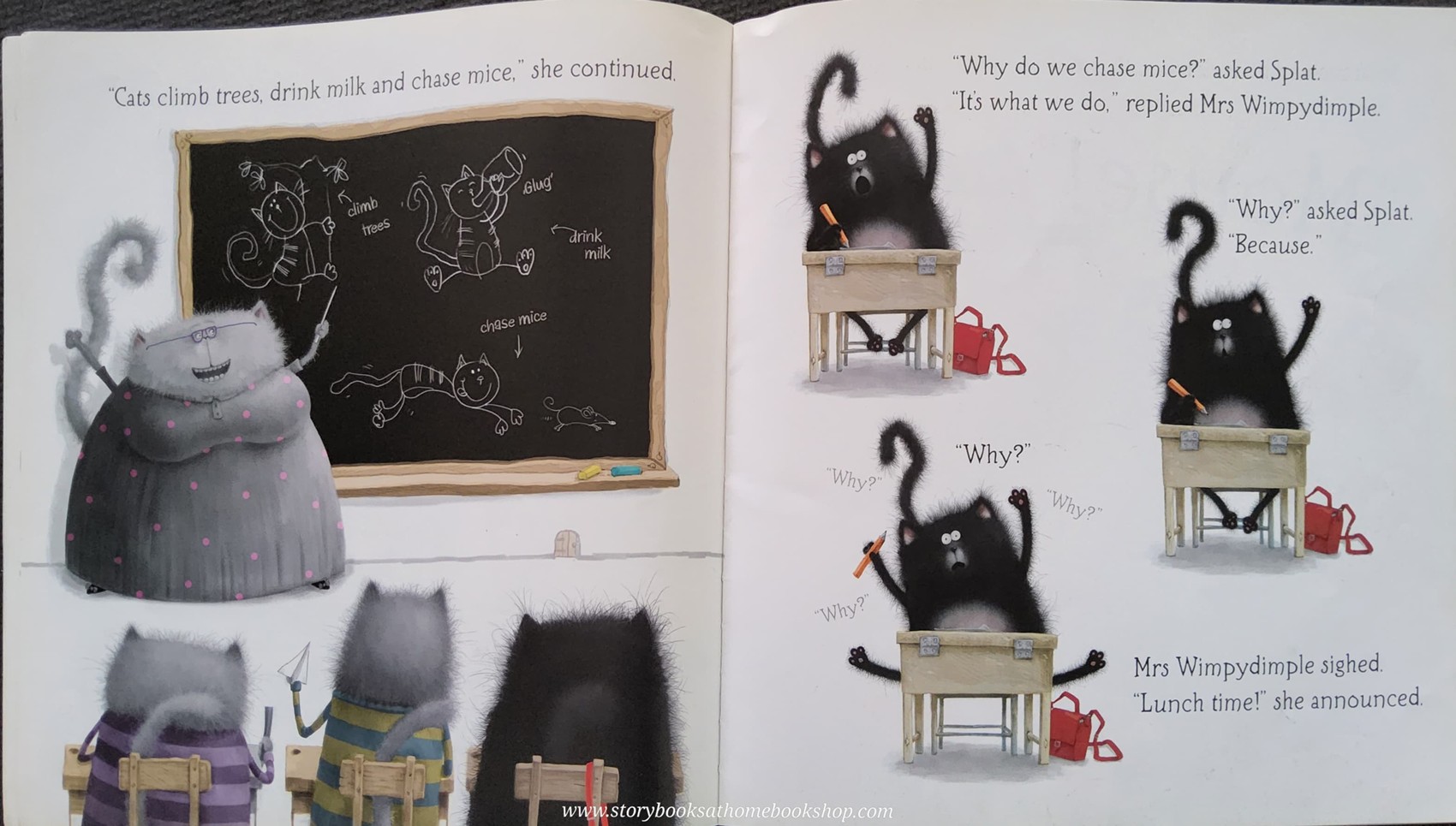 หนังสือนิทานปกอ่อน** 🍅🍓 SPLAT THE CAT BY ROB SCOTTON