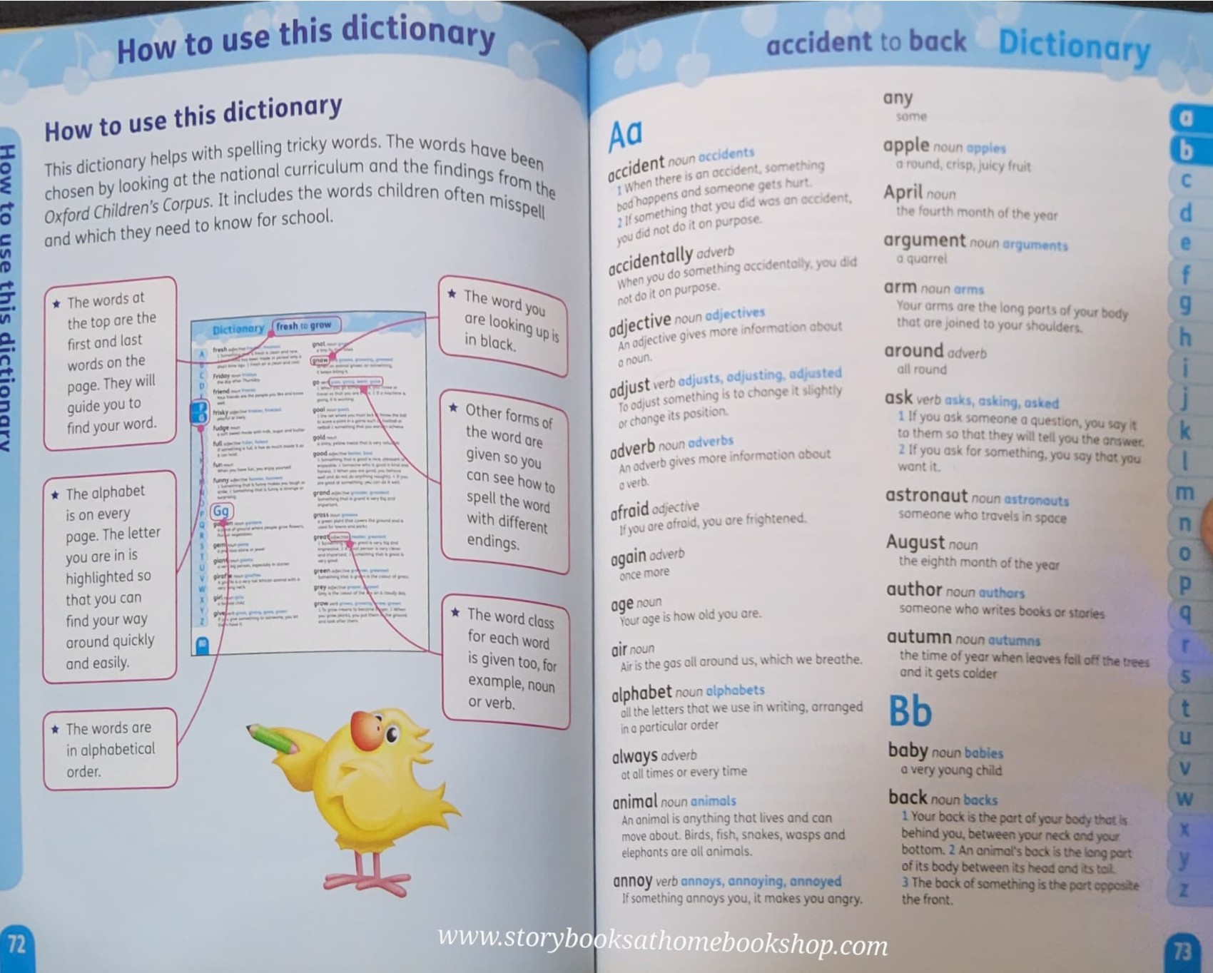 DICTIONARY BOOK ** ð
ð
OXFORD FIRST GRAMMAR,PUNCTUATION AND SPELLING DICTIONARY (AGE 5-7)
