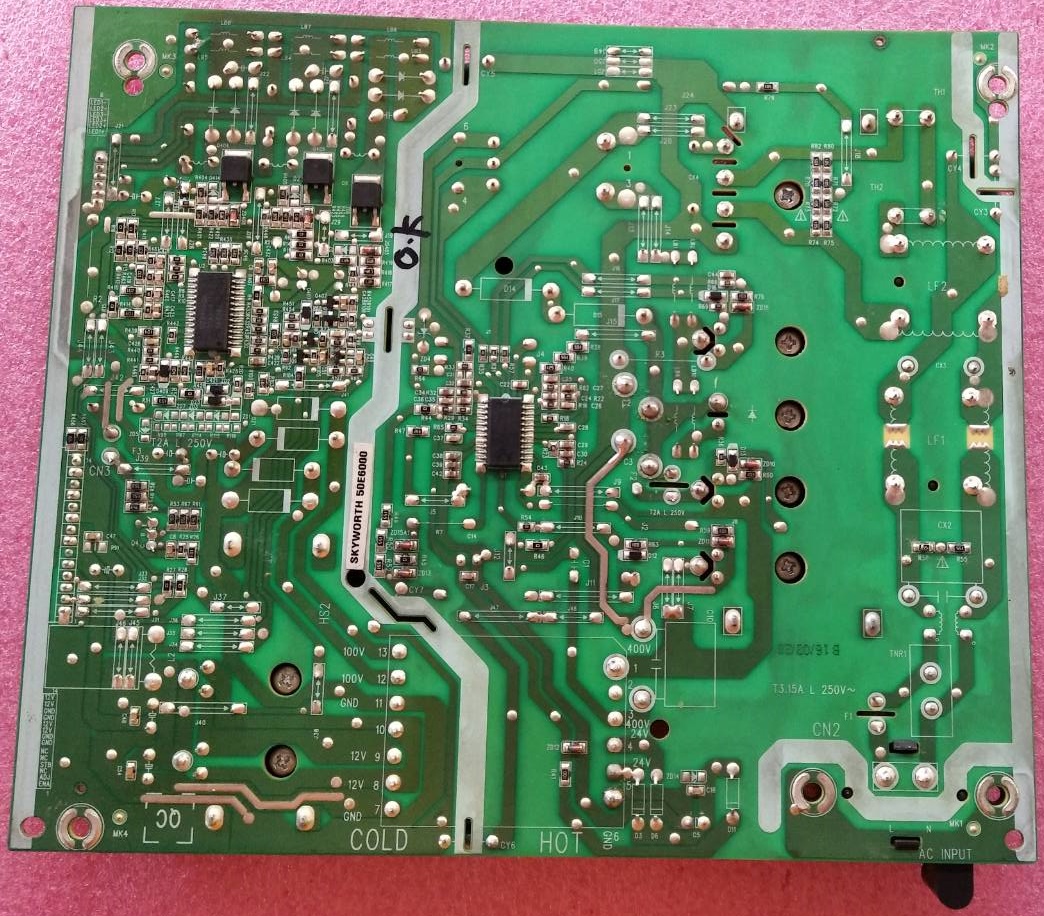 ซัพพลายทีวีสกายเวิร์ท SKYWORTH ของแท้มือสองพร้อมใช้งาน ใช้กับรุ่น50E6000 พาร์ท5800-L5L01G-W010