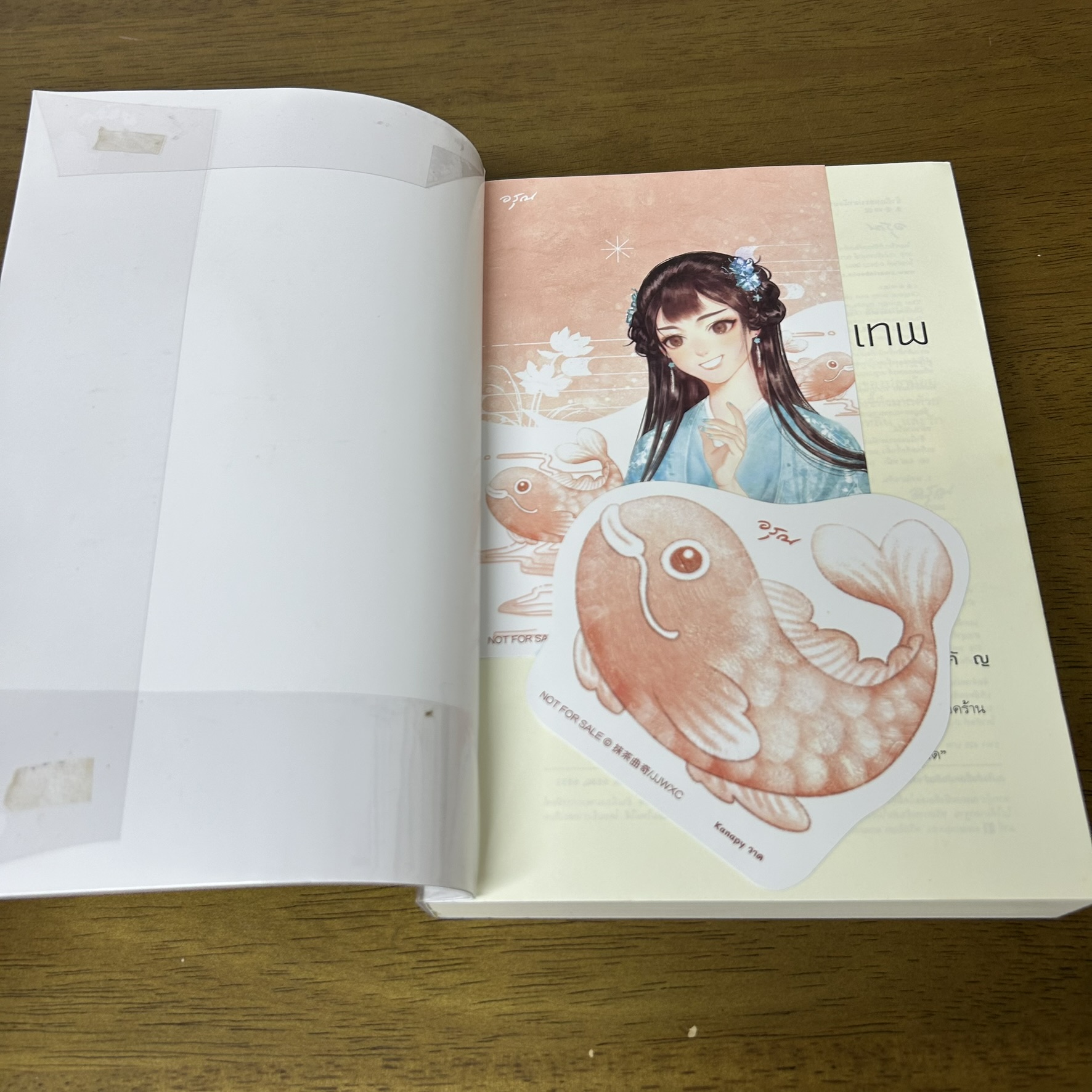 ข้านี่แหละปลาน้อยของท่านเทพ ... หมั่วฉาฉวี่ฉี (มือสอง) นิยาย แปลจีน นิยายรัก อรุณ