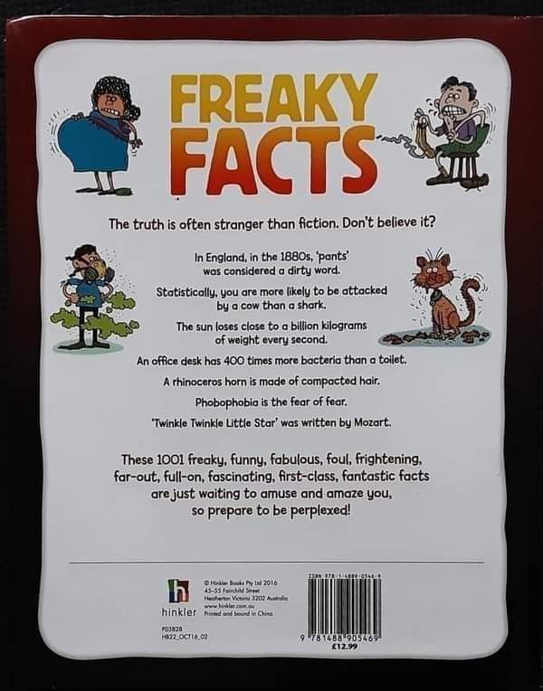 หนังสืออ่านเล่น ปกอ่อน** 🍅FREAKY FACTS