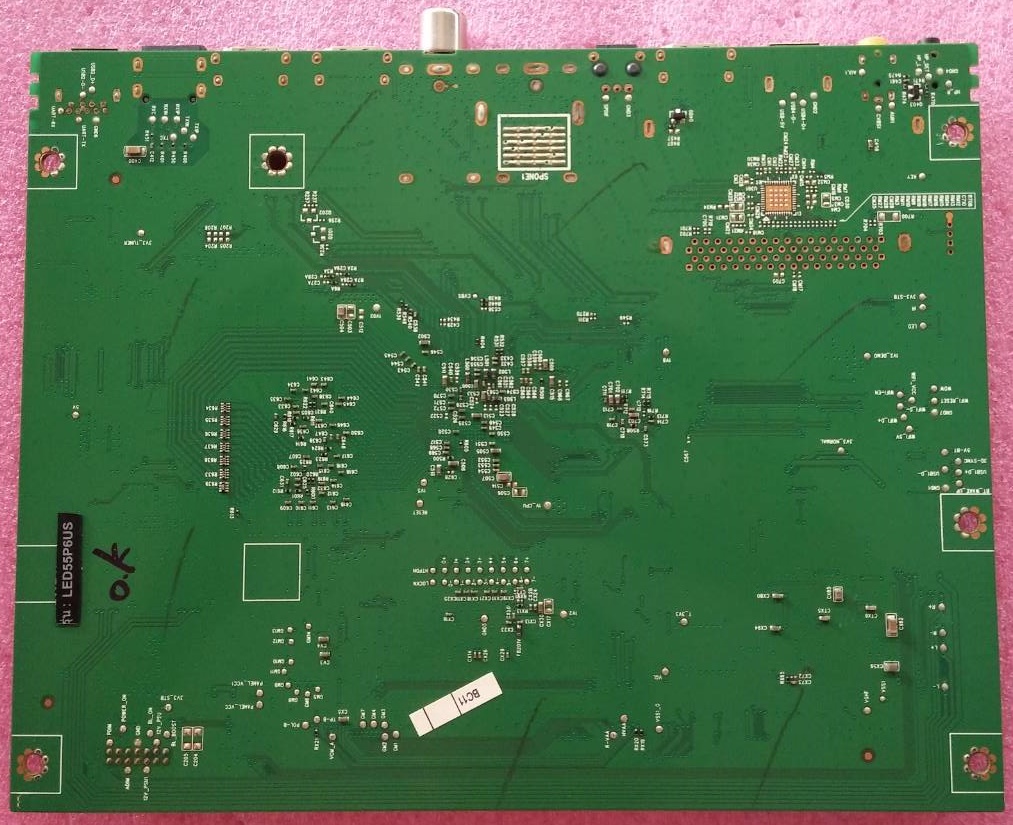 เมนบอร์ดทีวีทีซีแอล (Mainboard TV TCL) ของแท้ถอดจากเครื่อง ใช้กับรุ่น LED55P6US พาร์ท 40-MS86R1-MAA2HG เวอร์ชั่น 2 สายแพ