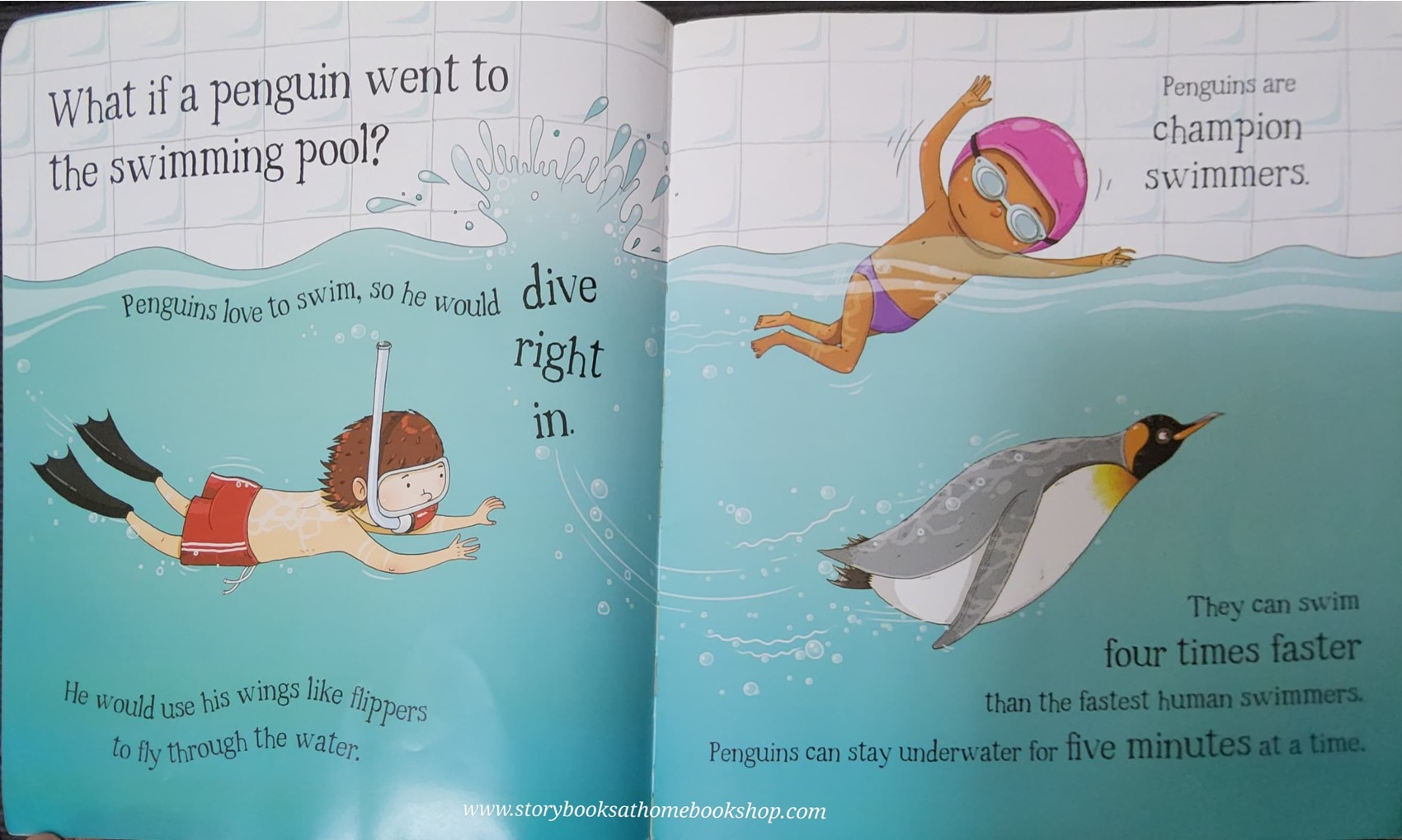 หนังสือนิทานปกอ่อน** 🍅🍅COULD A PENGUUIN RIDE A BIKE? AND OTHER QUESTIONS