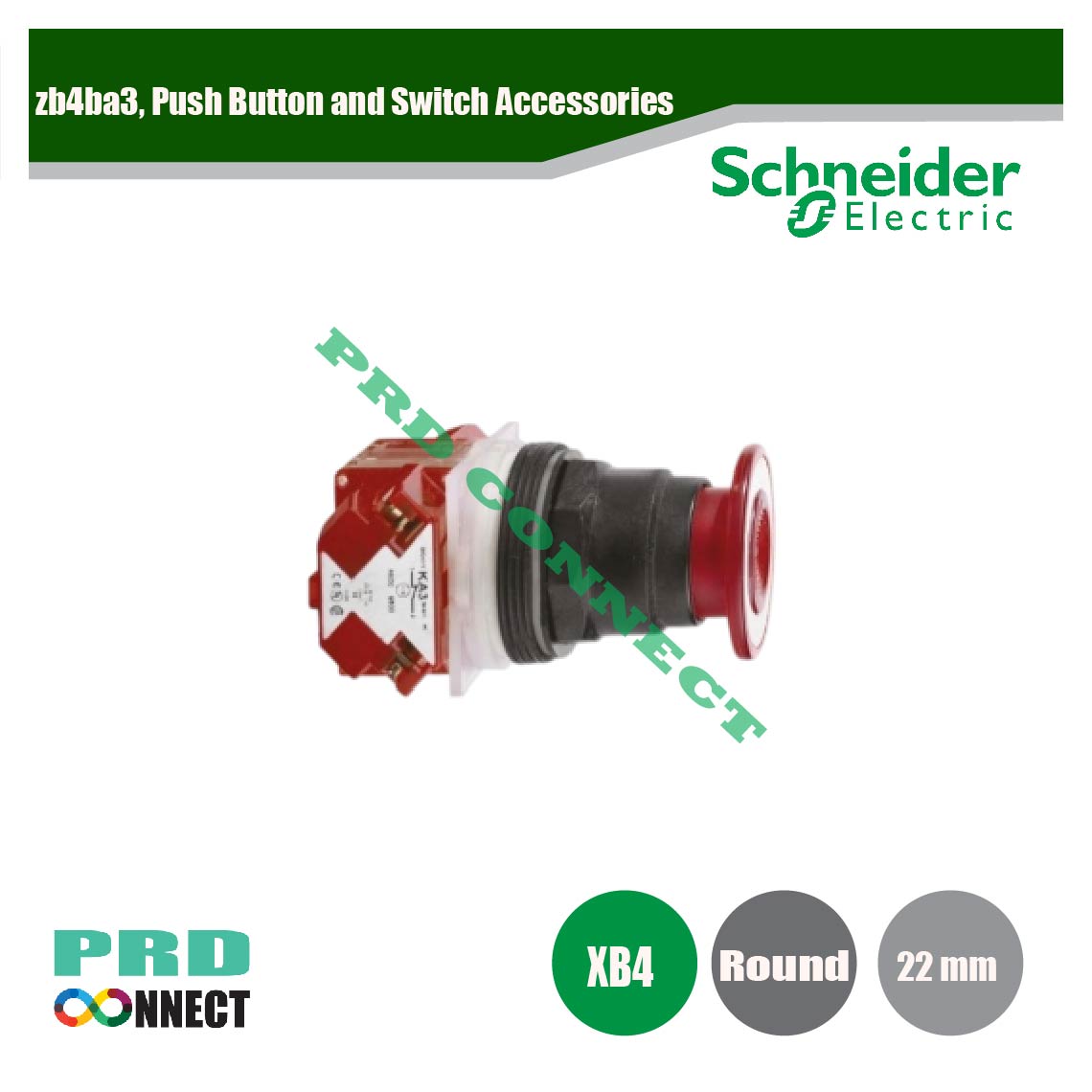 ZB4BA3, PUSH BUTTON AND SWITCH ACCESSORIES, SCHNEIDER