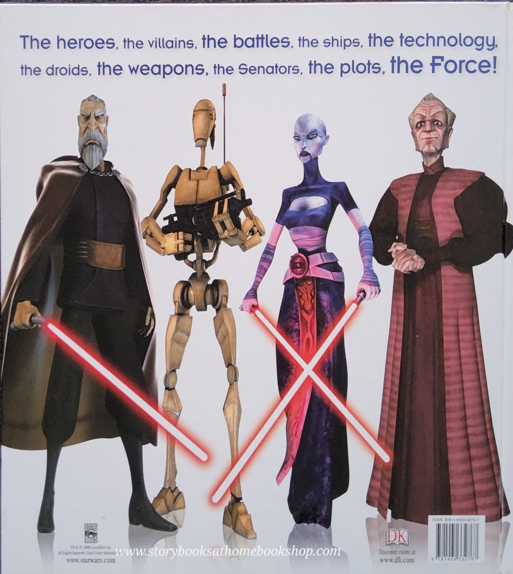 หนังสือนิทานปกแข็ง** ♥️STARWARS THE CLONE WARS: THE VISUAL GUIDE