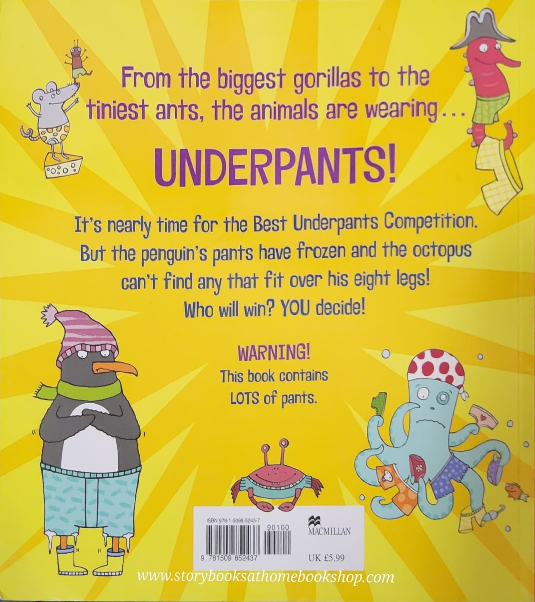 หนังสือนิทานปกอ่อน** 🍅🍓ANIMAL PANTS!