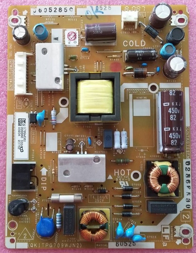 ซัพพลายทีวีชาร์ป SHARP อะไหล่แท้มือสองถอดจากเครื่อง ใช้กับรุ่น LC-32LE280X 2T-C32BD1X พาร์ท DUNTKG709FM02