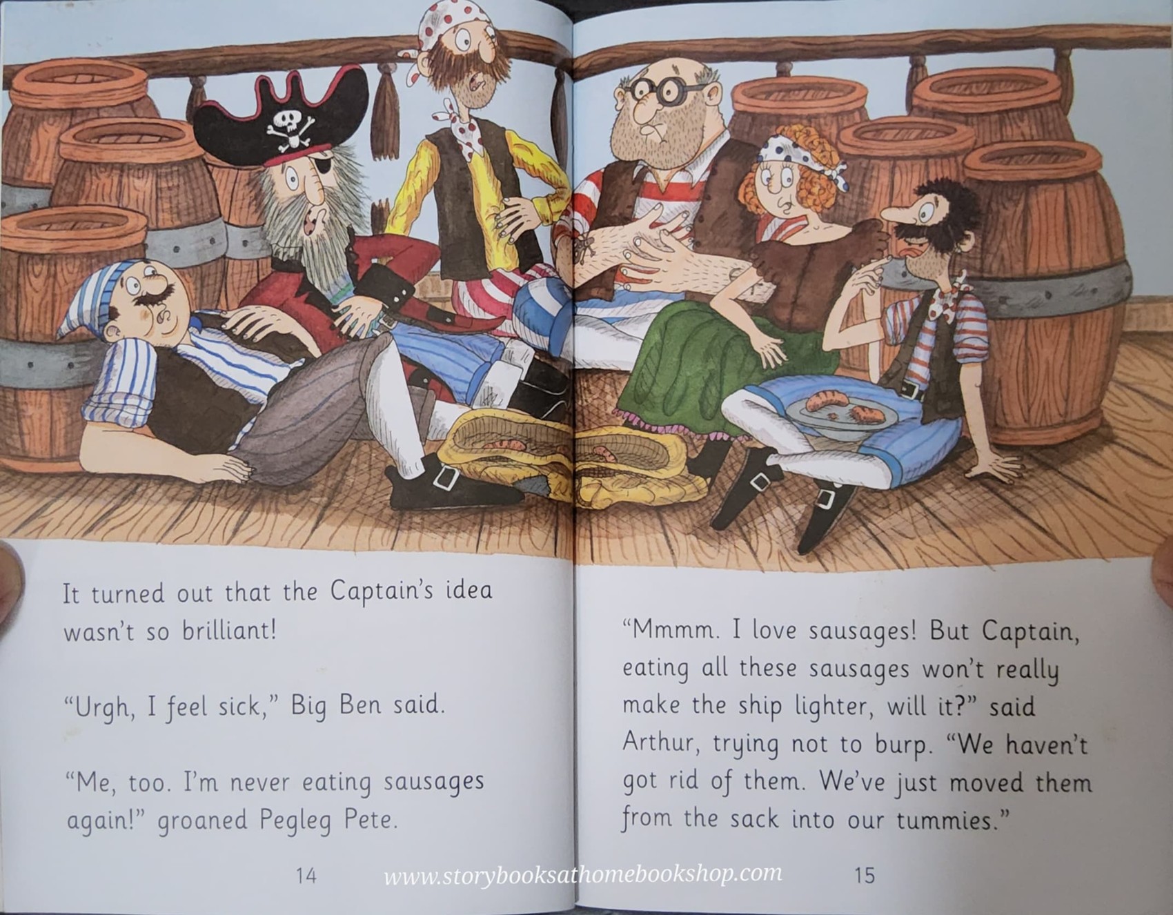 หนังสือนิทานปกอ่อน** ♥️START READING:THE POOR PIRATES: BANGERS AND CASH