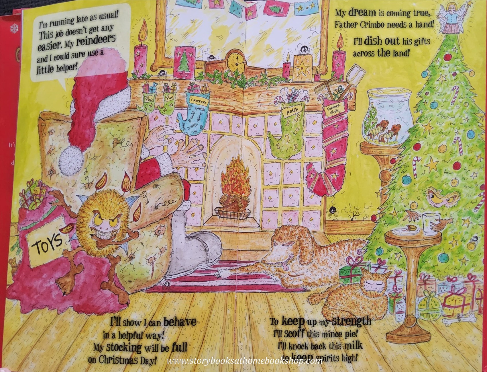 หนังสือนิทานปกแข็ง** 🍅🍅ICHY DOO DAH THE CHRISTMAS HOO HAH! BY SIMON MURRAY