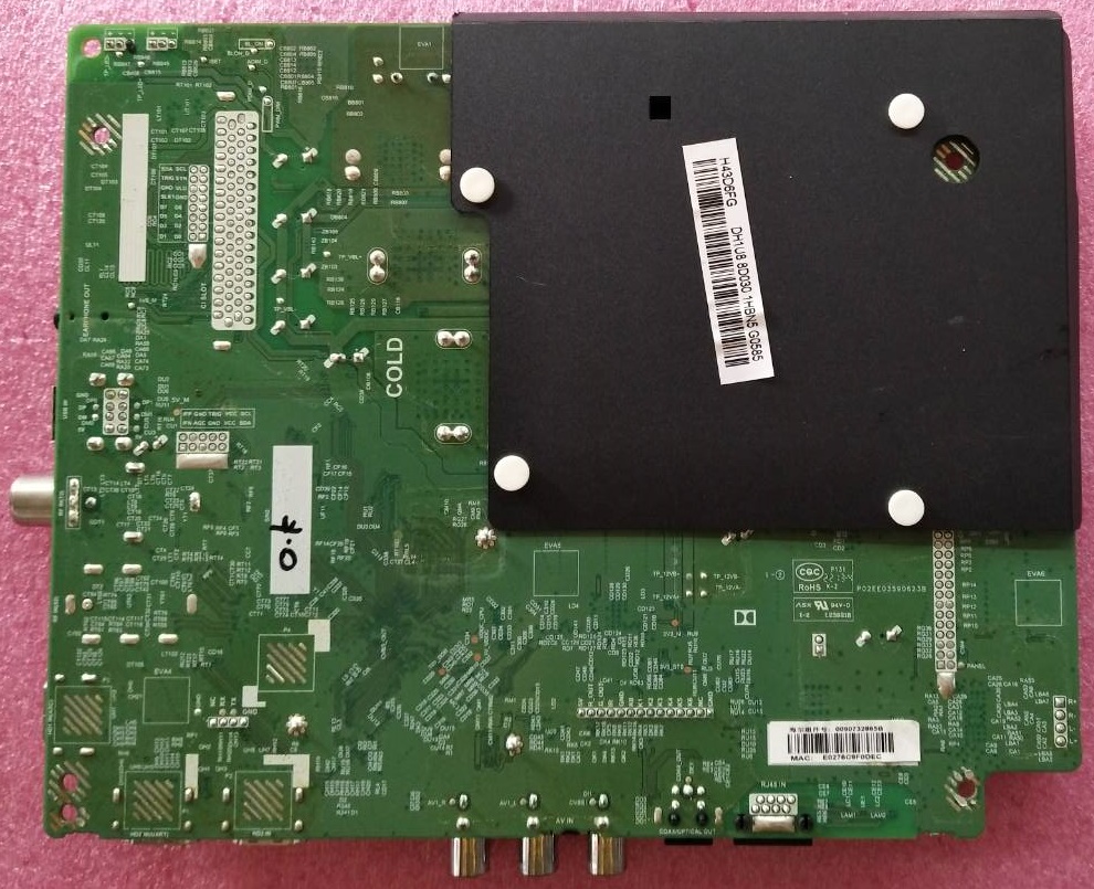 เมนบอร์ดทีวีไฮเออร์ HAIER ของแท้ถอดจากเครื่อง ใช้กับรุ่น H43D6FG พาร์ทTP.MT9216.PB731 ใช้ทีบาร์PT430CT03-14 ver.2.5