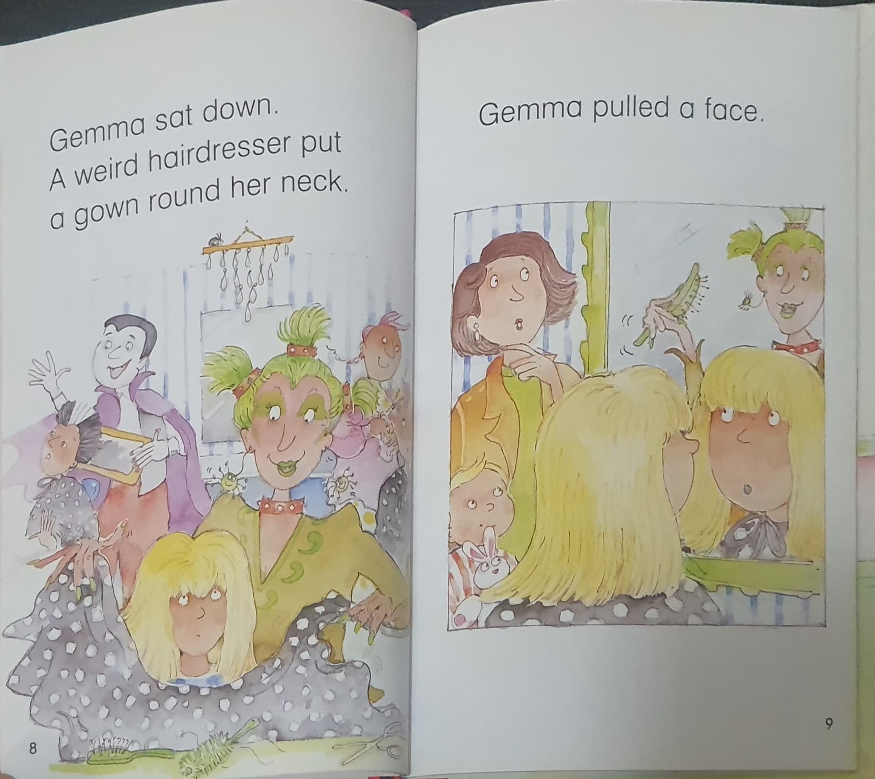 หนังสือนิทานปกแข็ง ** 🍅🍓READ WITH LADYBIRD:L2 BOOK 5 MONSTER HAIRCUT!