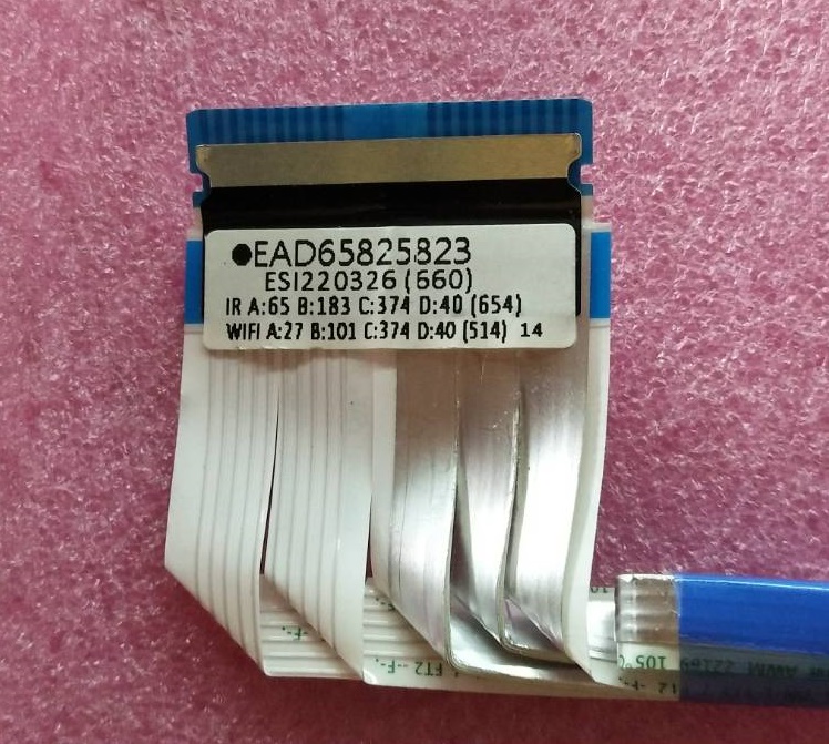 สายแพตัวรับรีโมท/ตัวรับWifi ของแท้ถอดจากเครื่อง พาร์ทEAD65825823 รุ่น 55NANO80SQA.ATMYLJD และรุ่นอื่นที่พาร์ทตรงกัน