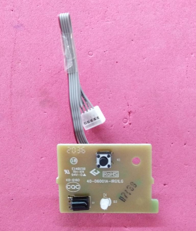 ตัวรับสัญญาณ รีโมทย์ TCL (ทีซีแอล) ของแท้ถอดจากเครื่อง รุ่น 43P615 พาร์ท40-D6001A-IRG1LG