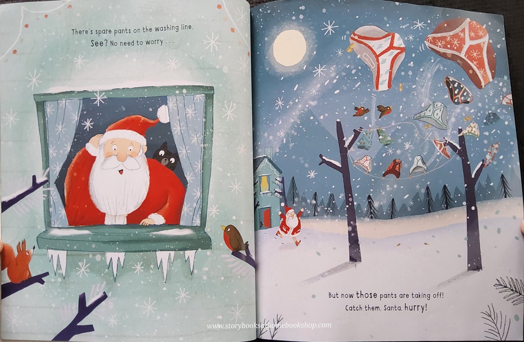 หนังสือนิทานปกอ่อน** 🍅🍓CAN YOU FIND SANTA'S PANTS?