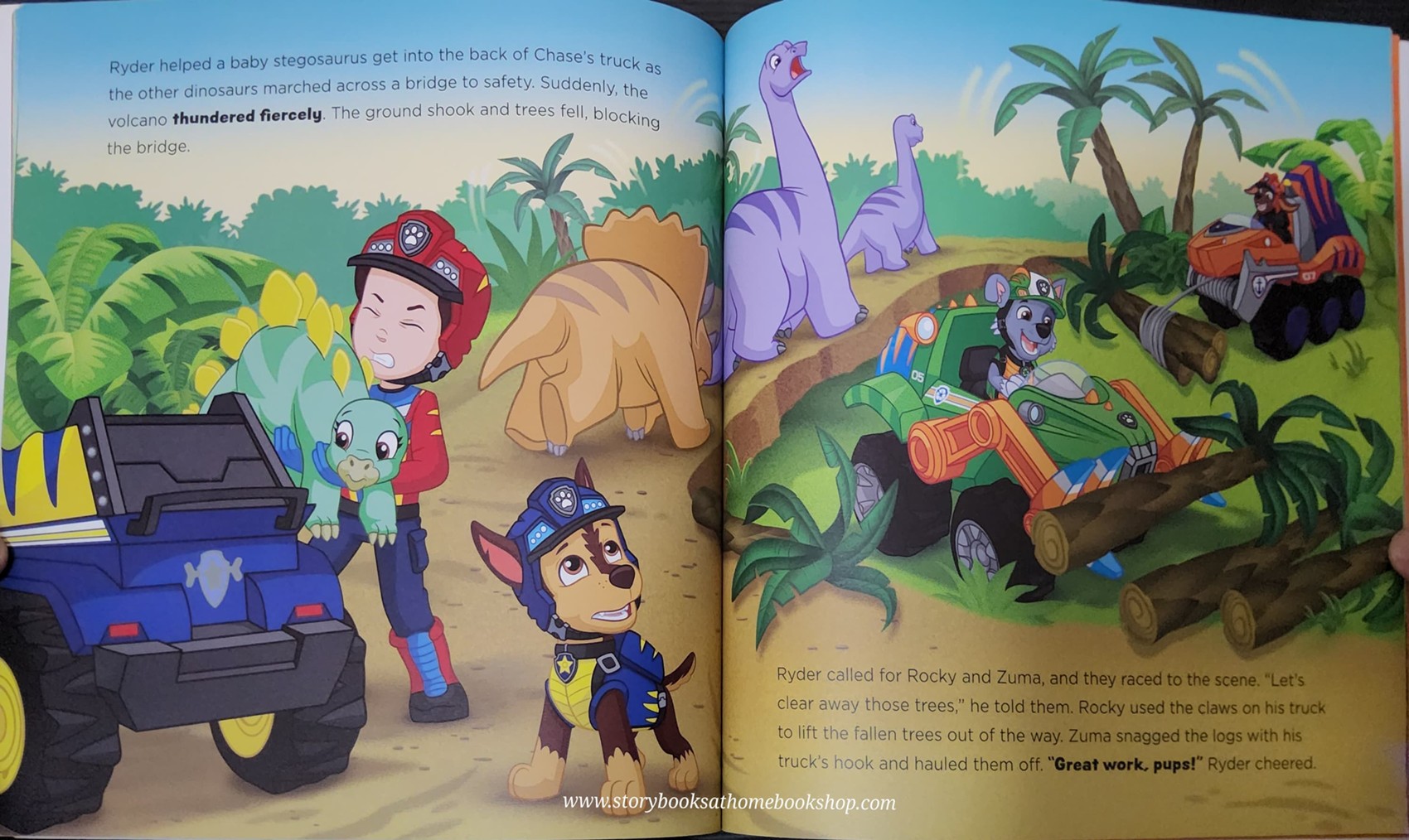 หนังสือนิทานปกอ่อน** 🍅🍅PAW PATROL:DINOSAUR RESCUE