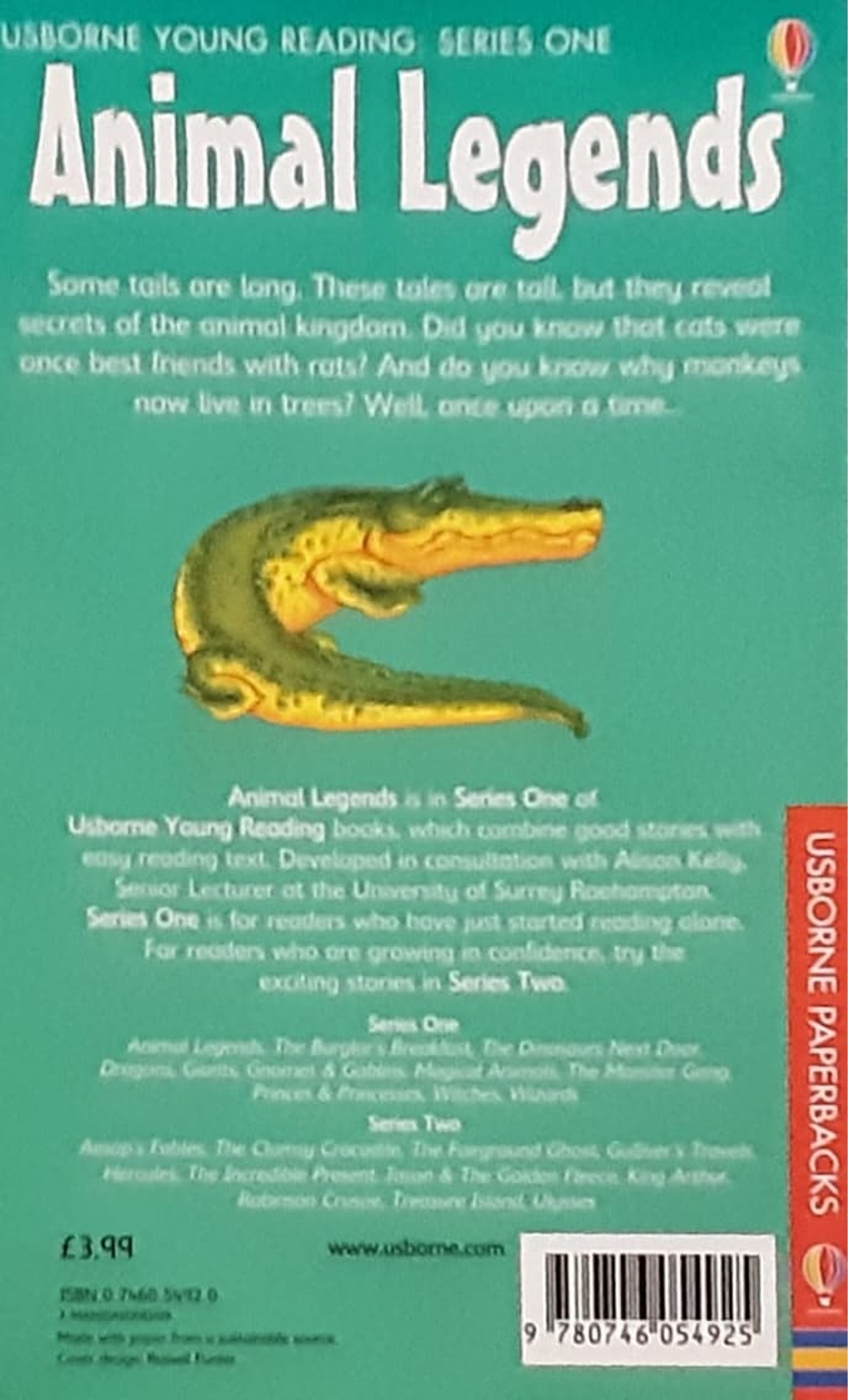 หนังสือนิทานปกอ่อน** 🍅🍓USBORNE YOUNG READING: ANIMAL LEGENDS