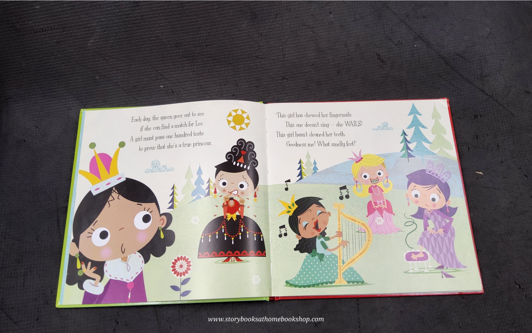 2 BOOKS IN 1 **หนังสือนิทานปกแข็ง** 🍅🍅THE PRINCESS AND THE PEA+ LITTLE RED RIDING HOOD