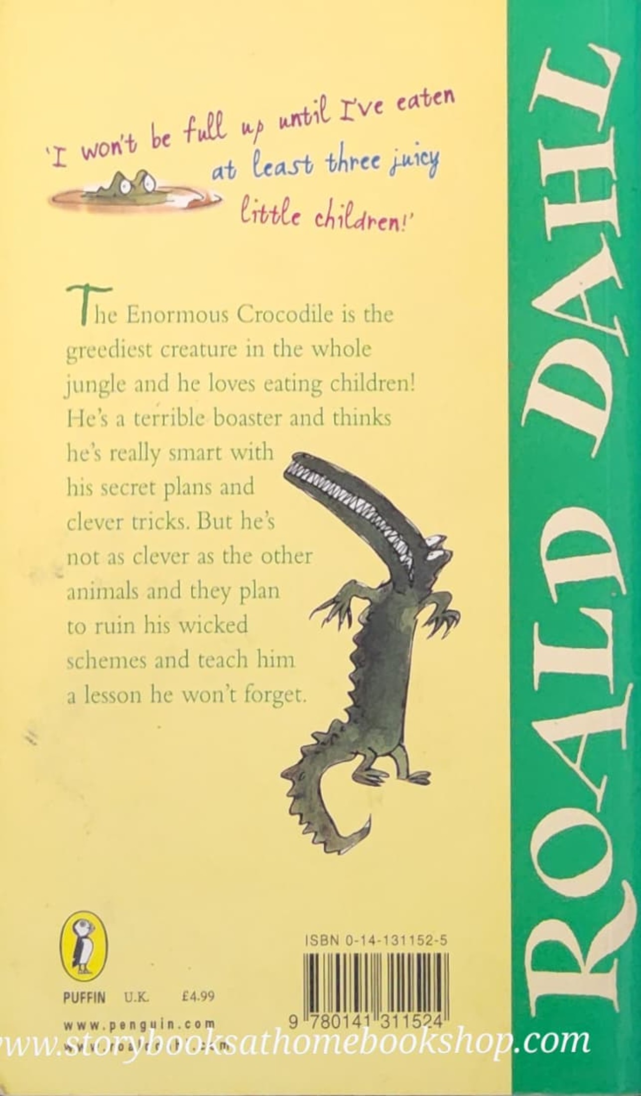 วรรณกรรมเยาวชน** 🍅THE ENORMOUS CROCODILE BY ROALD DAHL♥️♥️