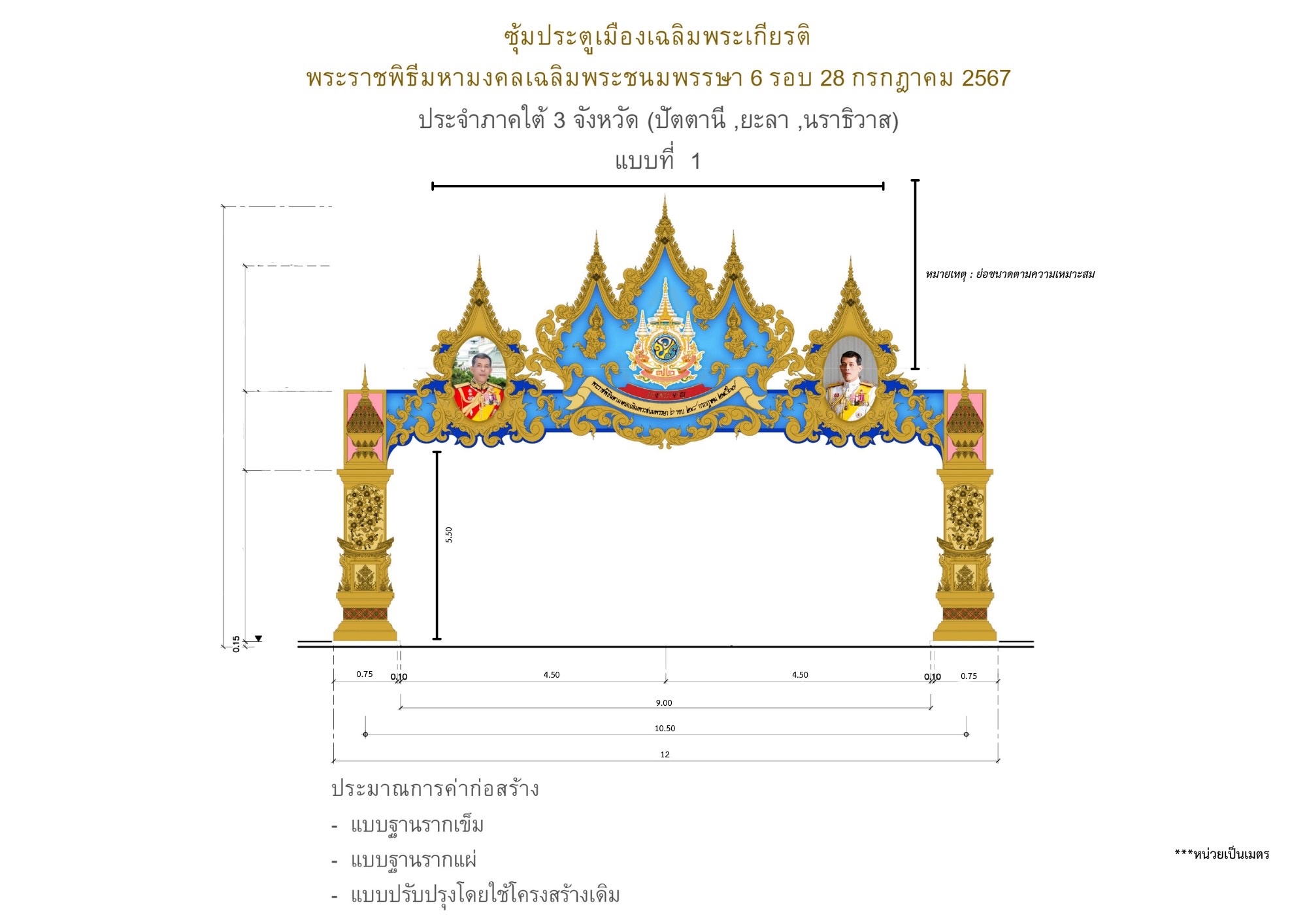 ซุ้มประตูเมืองแบบสองเสา