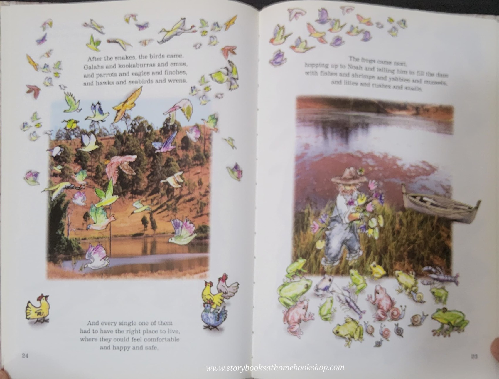 หนังสือนิทานปกแข็ง** 🍅NOAH'S BOAT BY LOUISE ELLIOTT