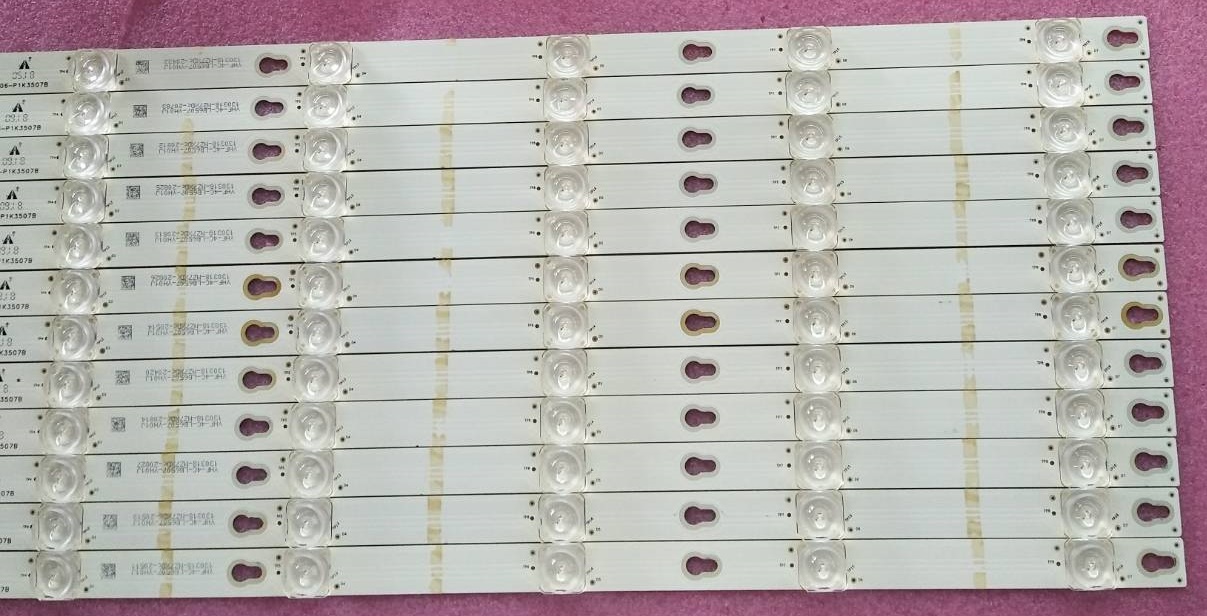 หลอดแบล็คไลท์ทีวี ทีซีแอล TCL ของแท้ถอดจากเครื่อง รุ่นLED65E7800 1ชุด12แถว