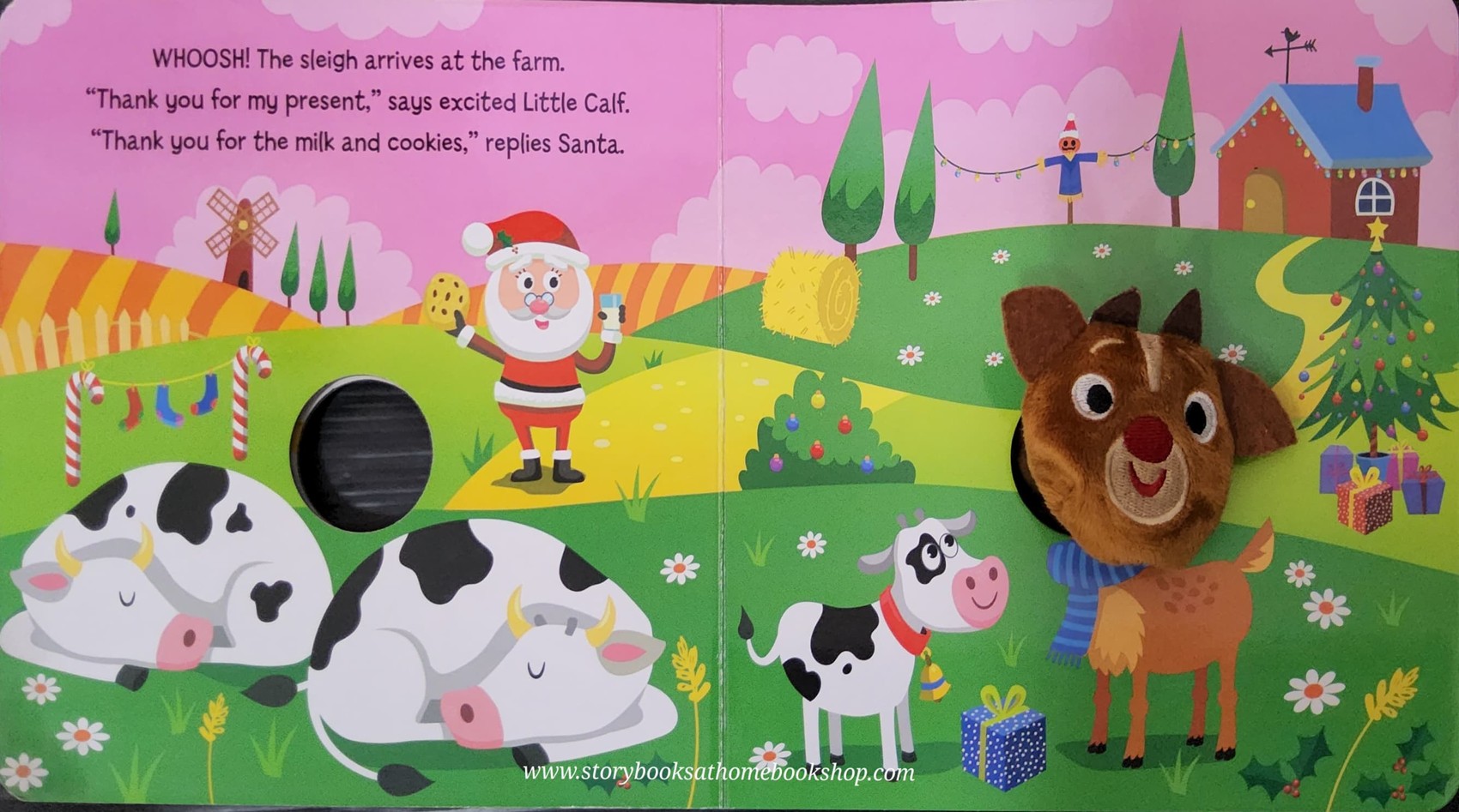 FINGER PUPPET BOARD BOX** ð
ð
REINDEER'S FIRST FLIGHT FINGER PUPPET FUN BOOK