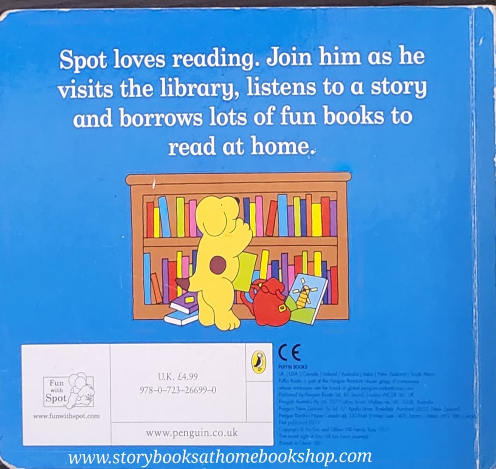 Board Book** 🍅🍓 SPOT GOES TO THE LIBRARY