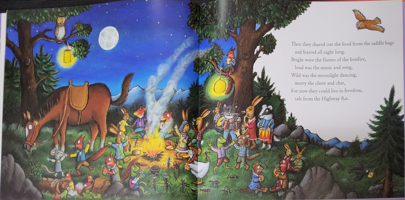 หนังสือนิทานปกแข็ง** ♥️THE HIGHWAY RAT BY JULIA DONALDSON AND AXEL SCHFFLER